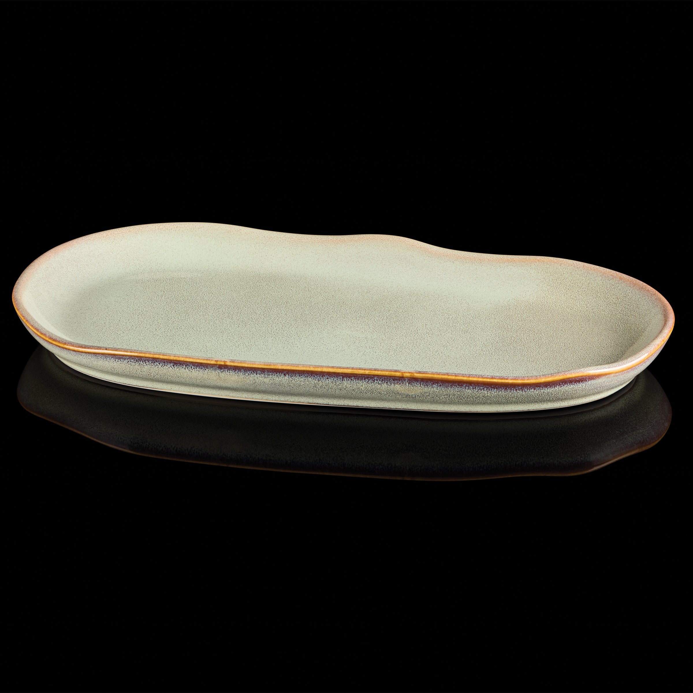 Organic Green 2-Piece Serving Set | Dishwasher & Microwave Safe Stoneware