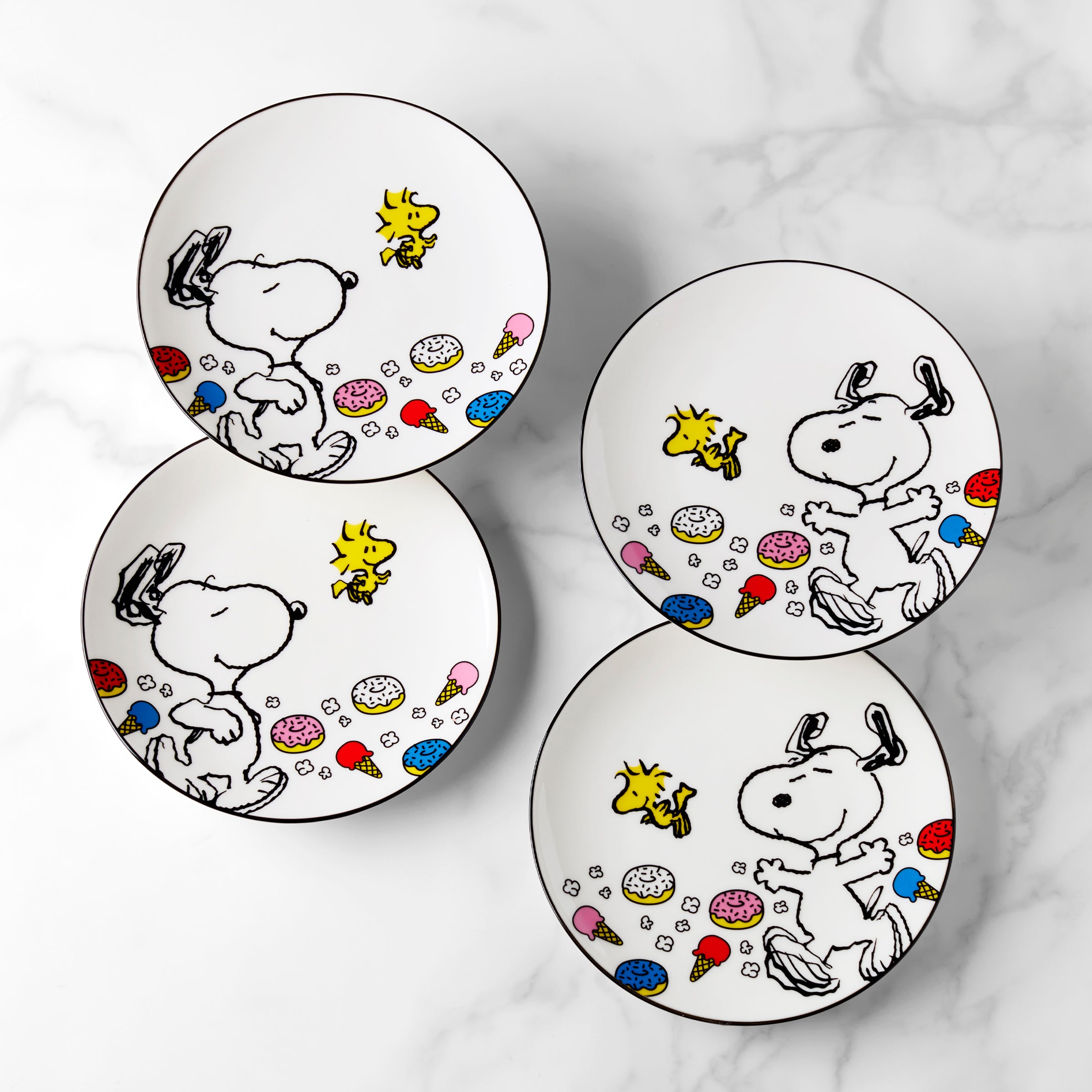 Chef Snoopy Dinner Plates - Set of 4 | Peanuts Collection