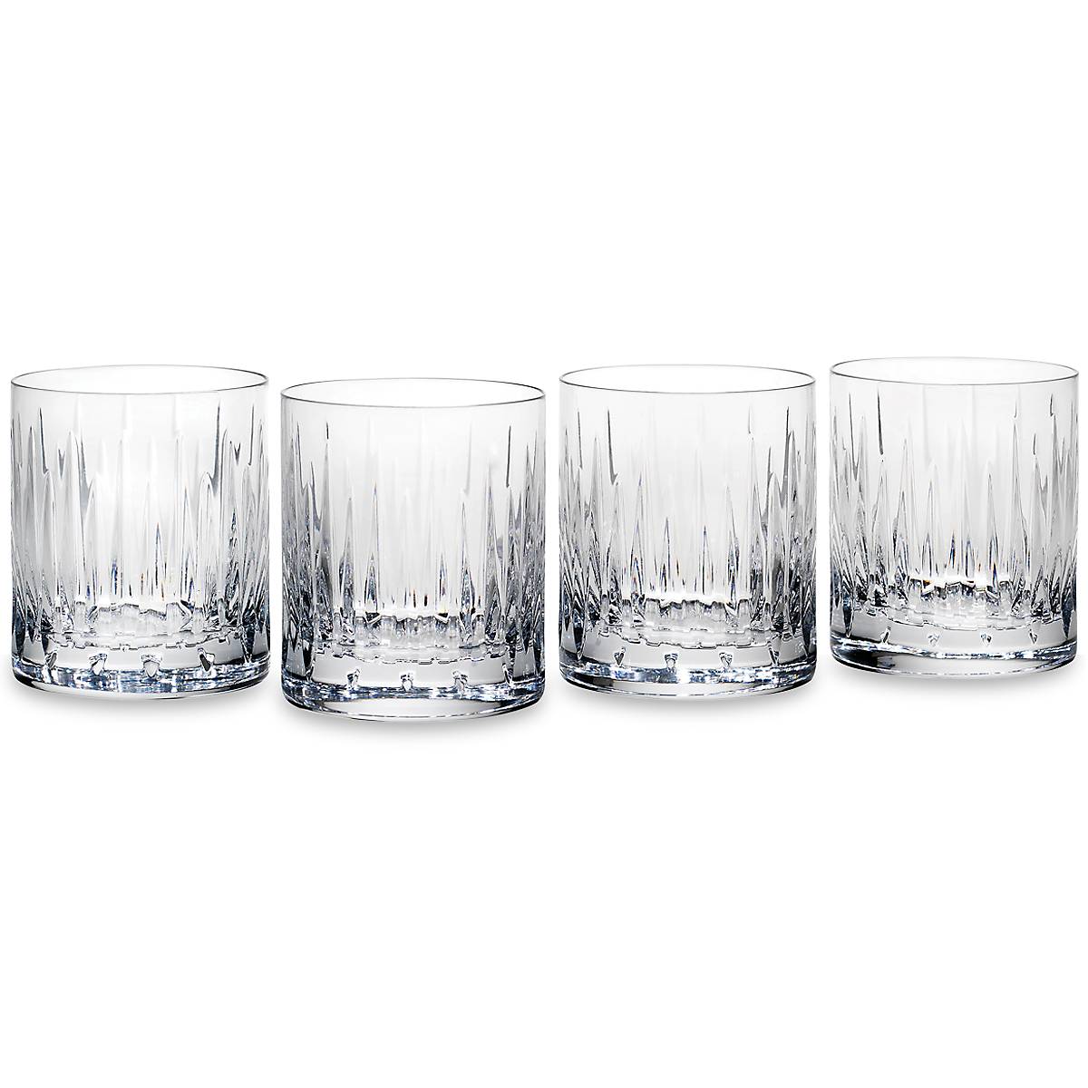 Elegant Crystal DOF Glasses Set of 4 for Bar & Entertaining | Soho
