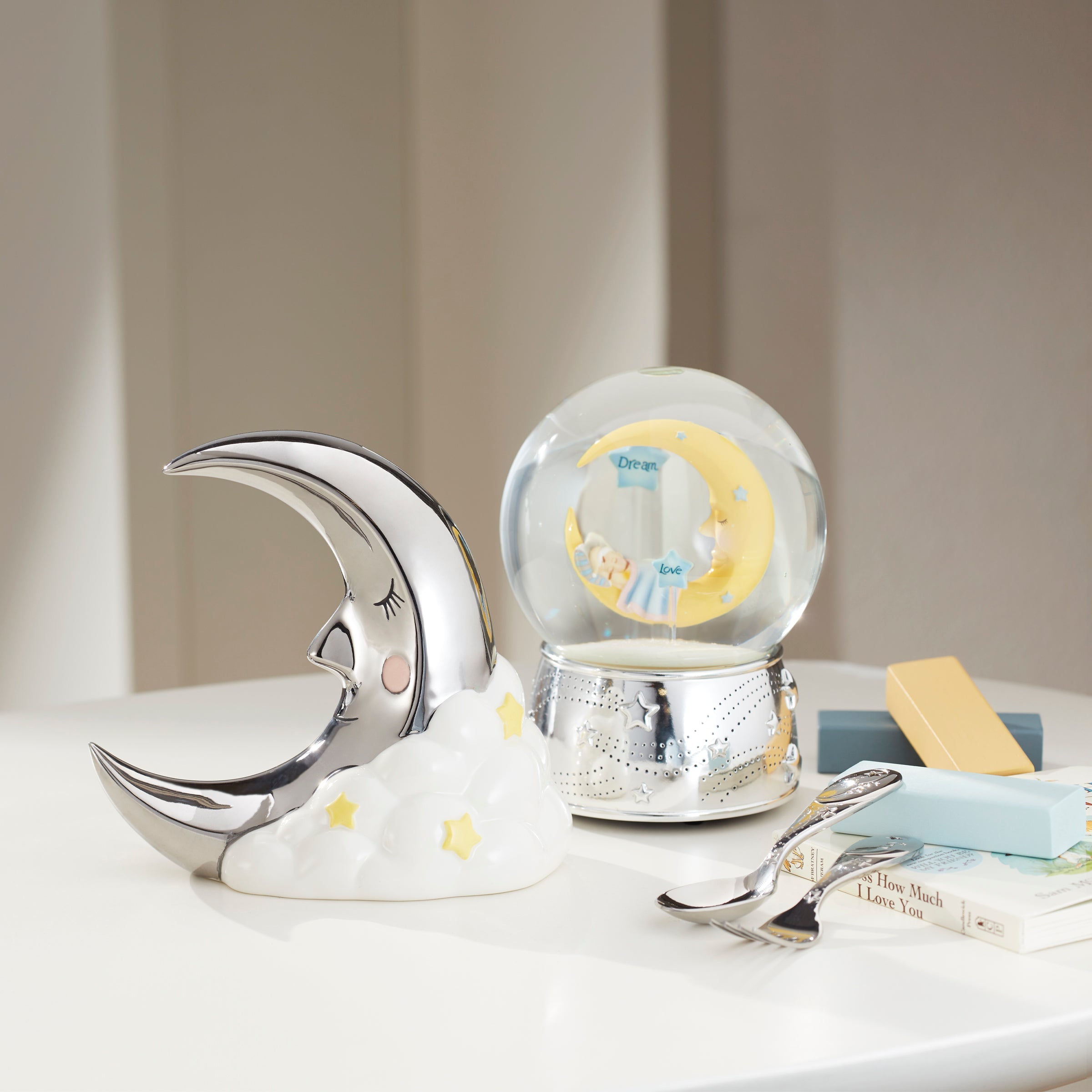 Moon-Shaped Piggy Bank for Saving Coins | Sweet Dreams