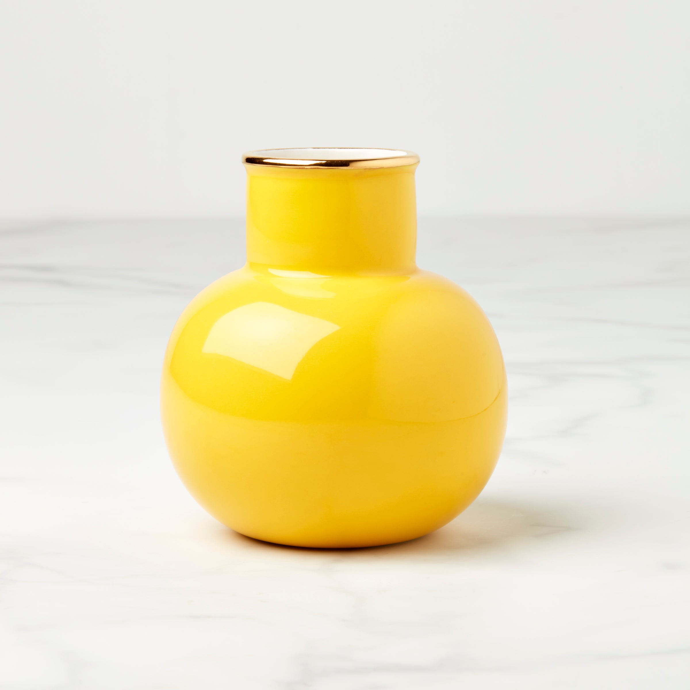 Small Yellow Vase for Home Decor | Make It Pop