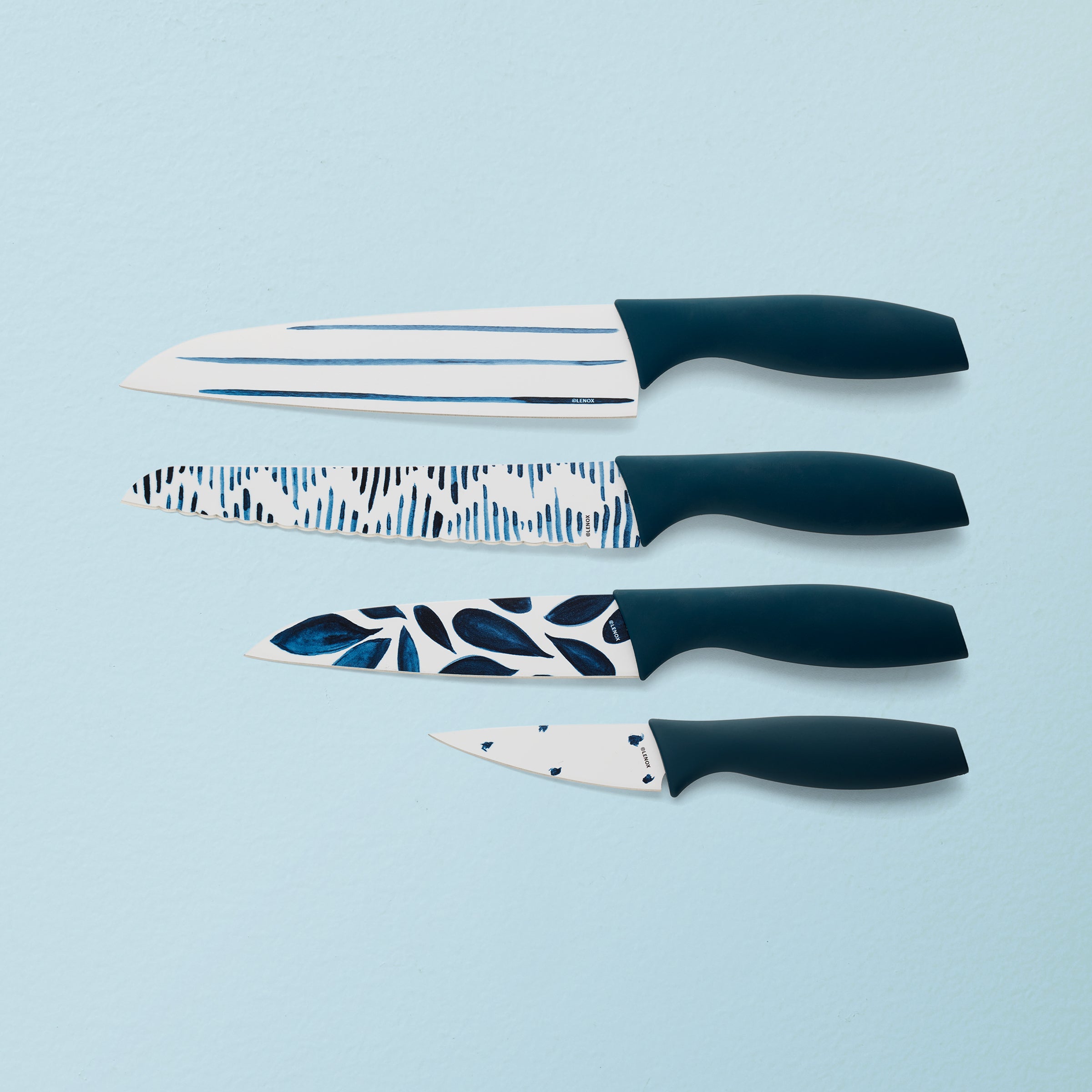 4-Piece Stainless Steel Knife Set for Kitchen Prep | Blue Bay