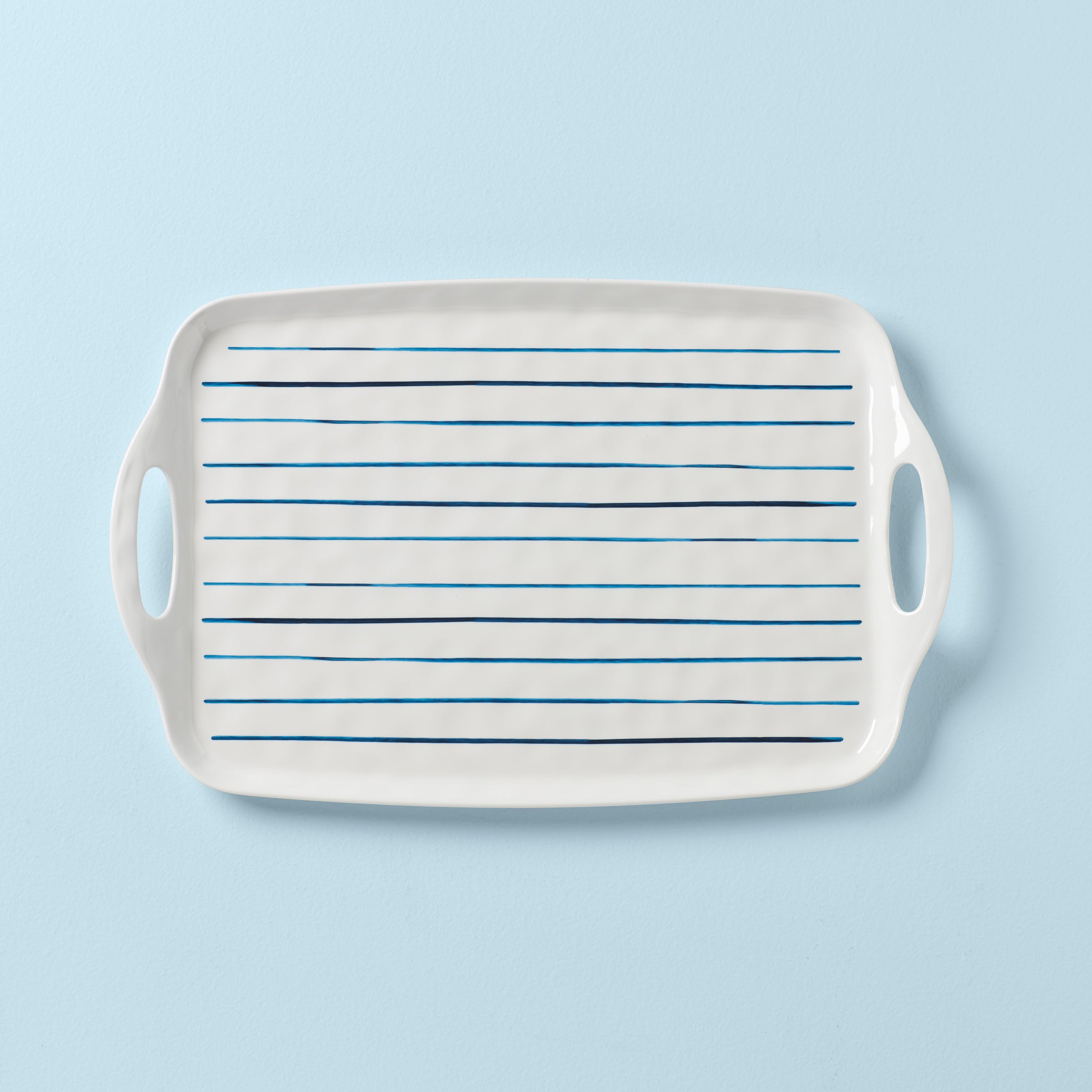 Melamine Handled Platter for Parties & Daily Use | Blue Bay
