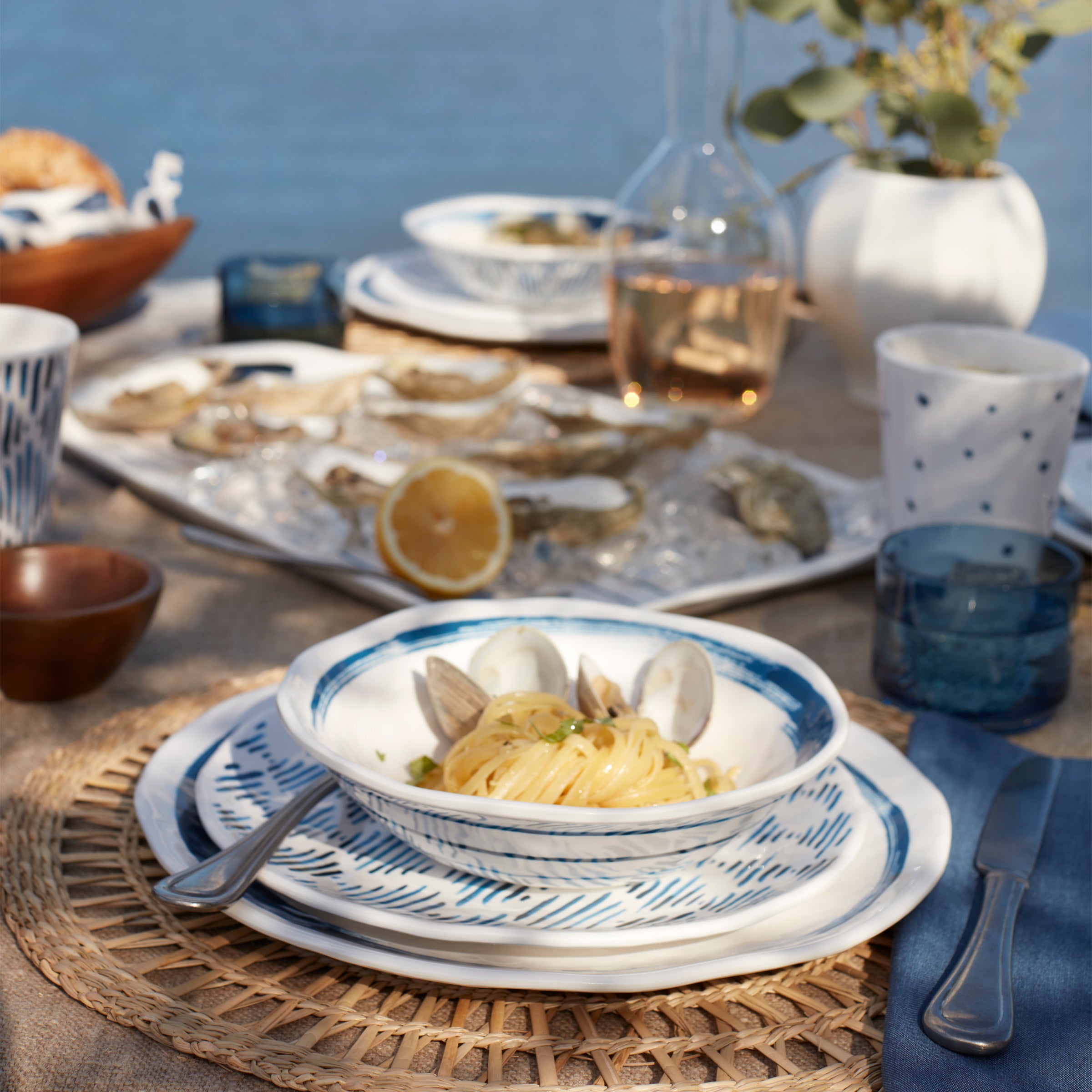 Melamine Bowls Set of 4 for Everyday Use | Blue Bay