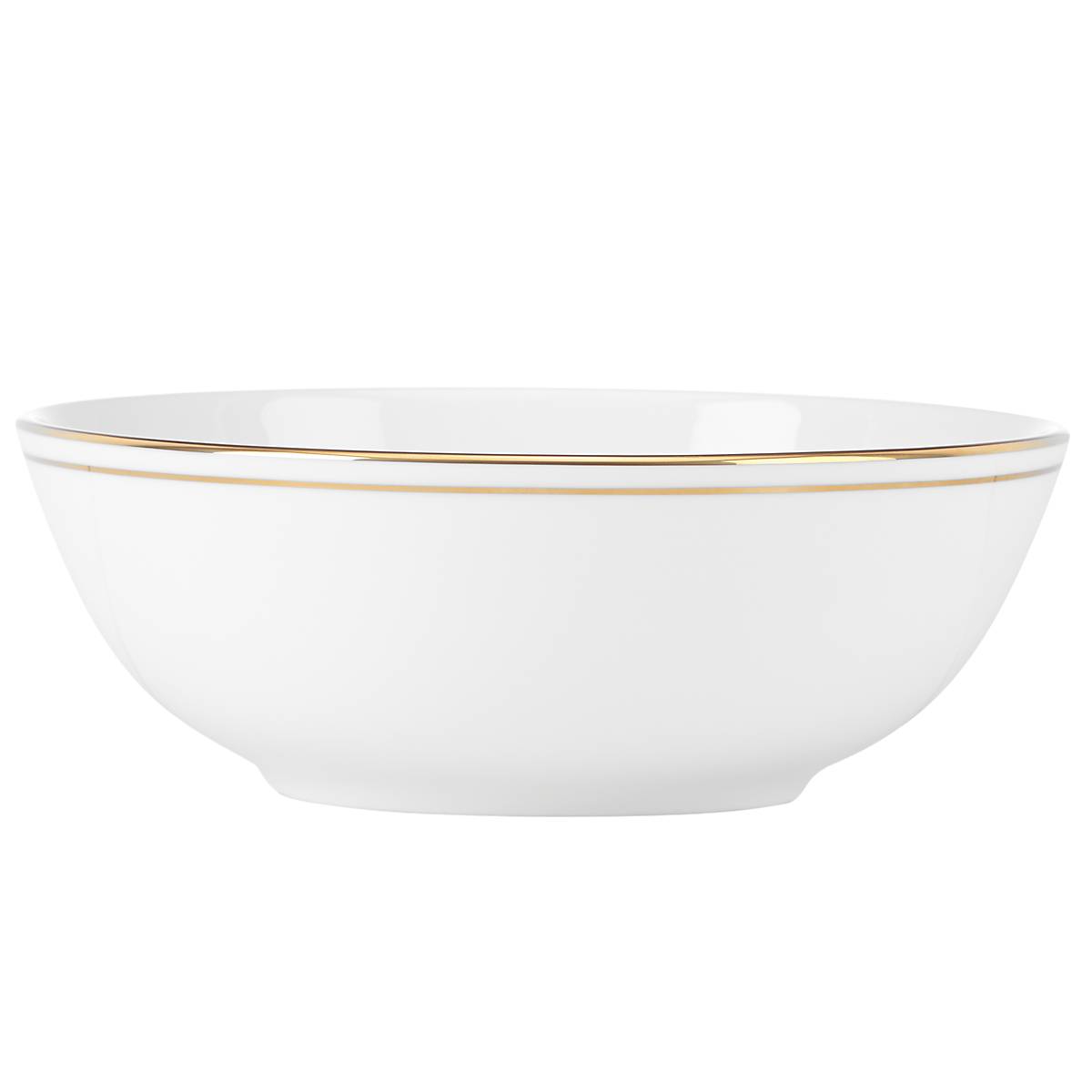 Porcelain Place Setting Bowl with 24K Gold Trim | Federal Gold