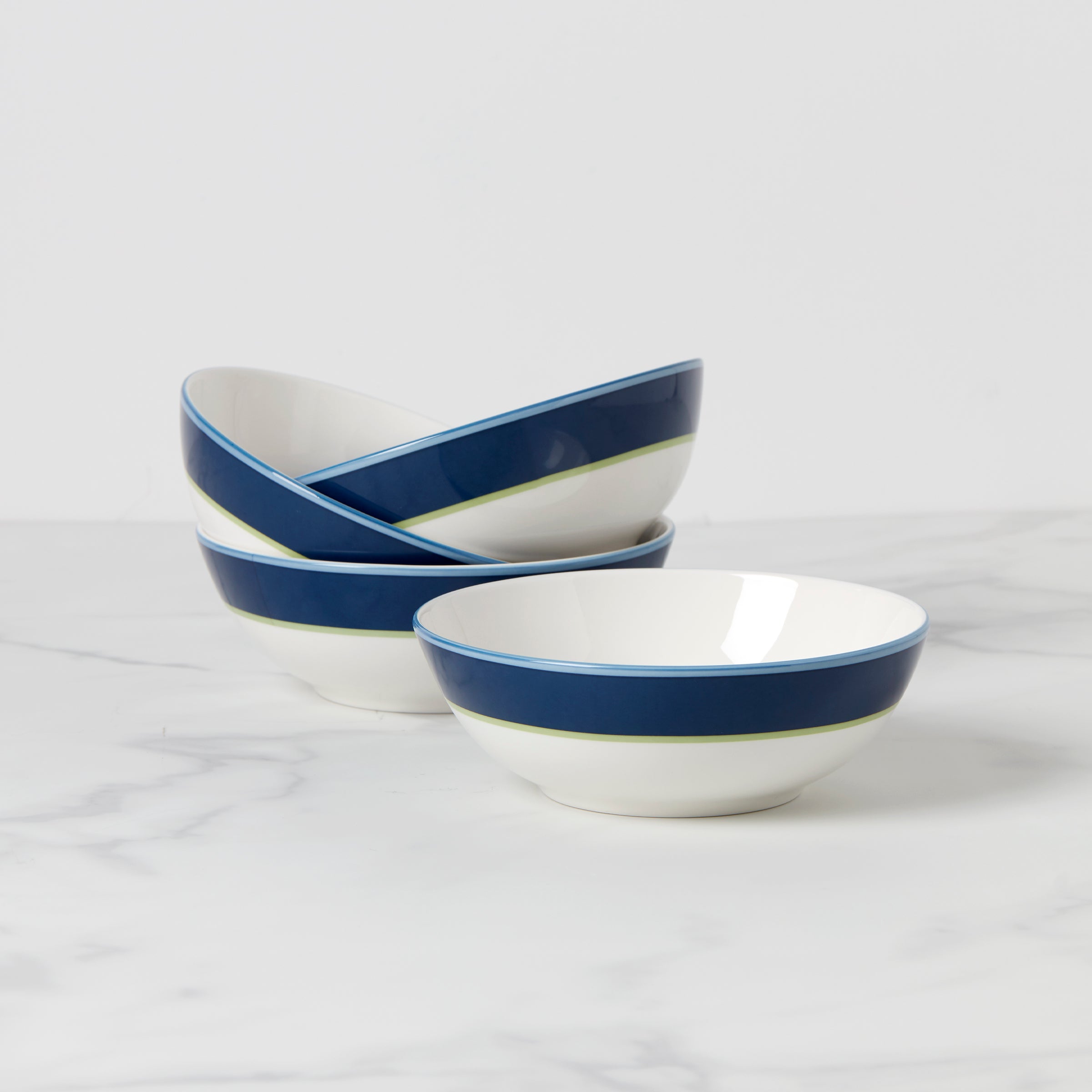 Colorful Ceramic Bowls for Snacks & Salads | Kate Spade Set of 4