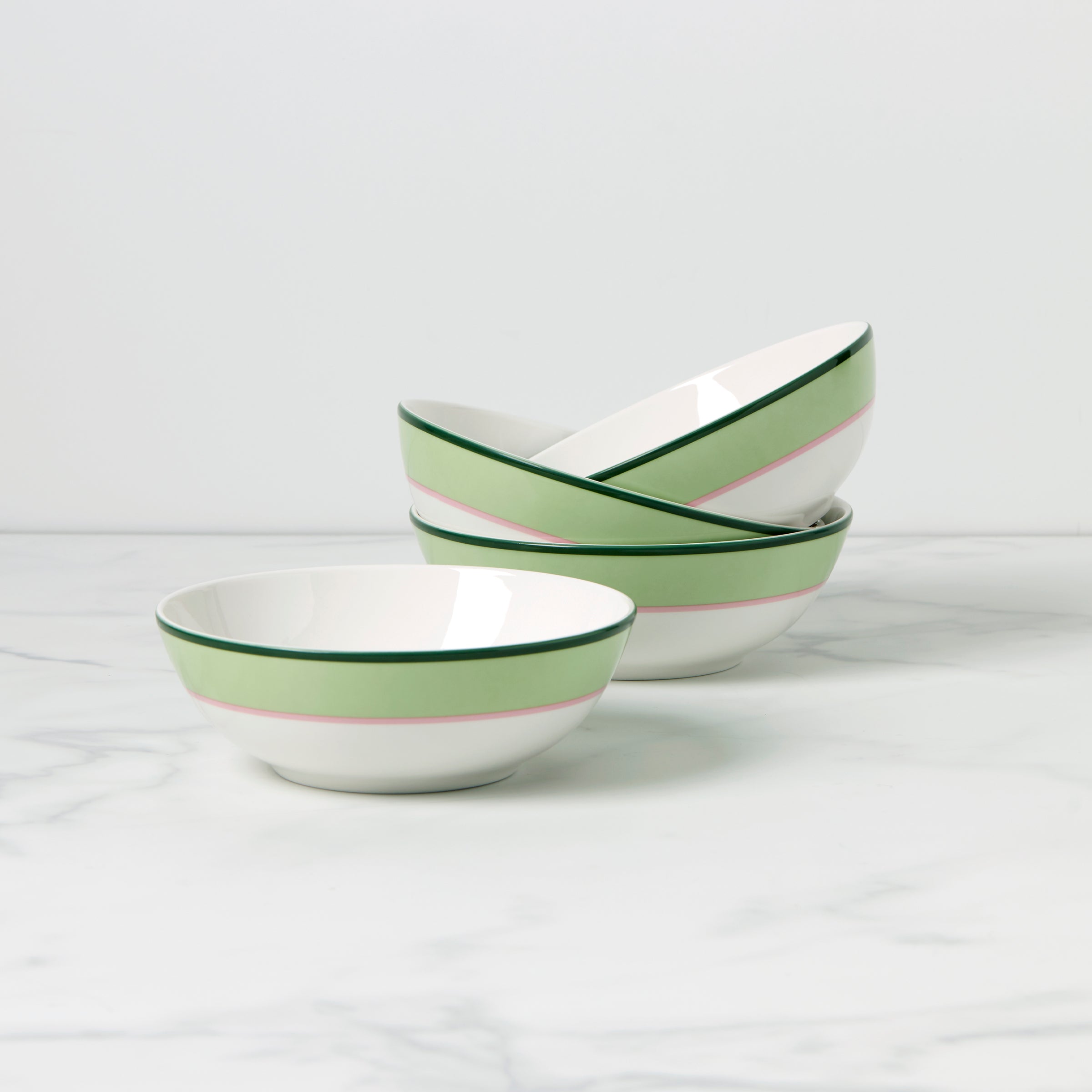 Colorful Ceramic Bowls Set of 4 for Snacks & Salads | Kate Spade