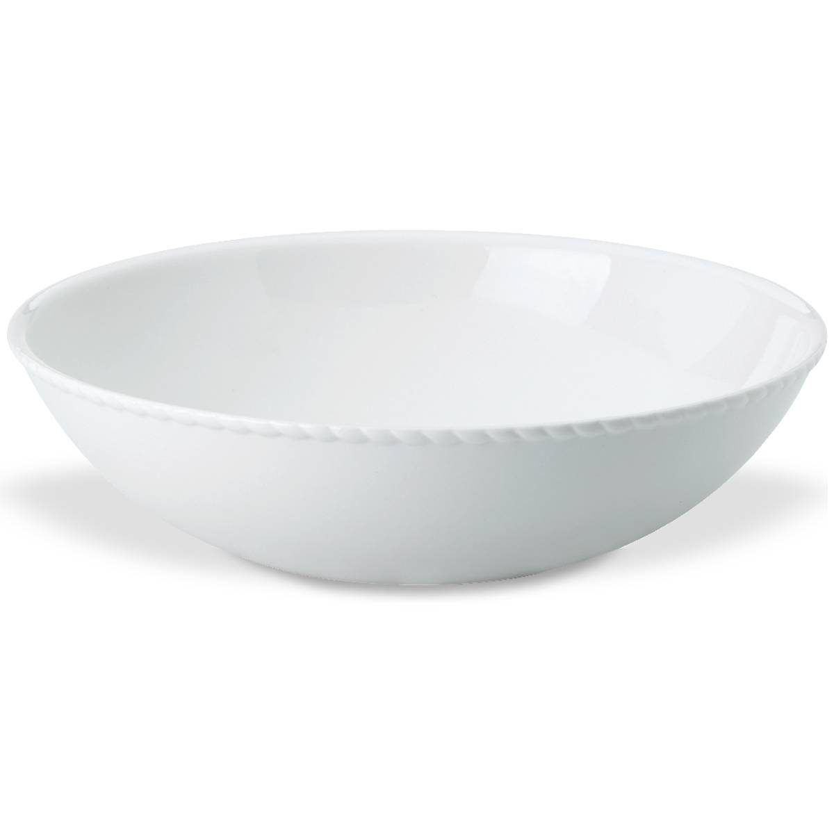 Ceramic Soup Bowl with Rope Motif | Microwave & Dishwasher Safe | Kate Spade
