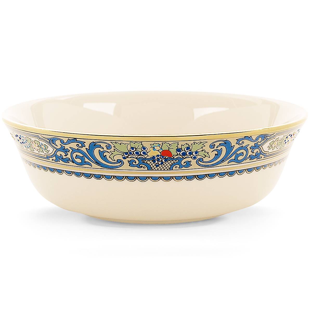 Elegant Autumn Collection Bowl with 24K Gold Accents | Handcrafted & Dishwasher Safe