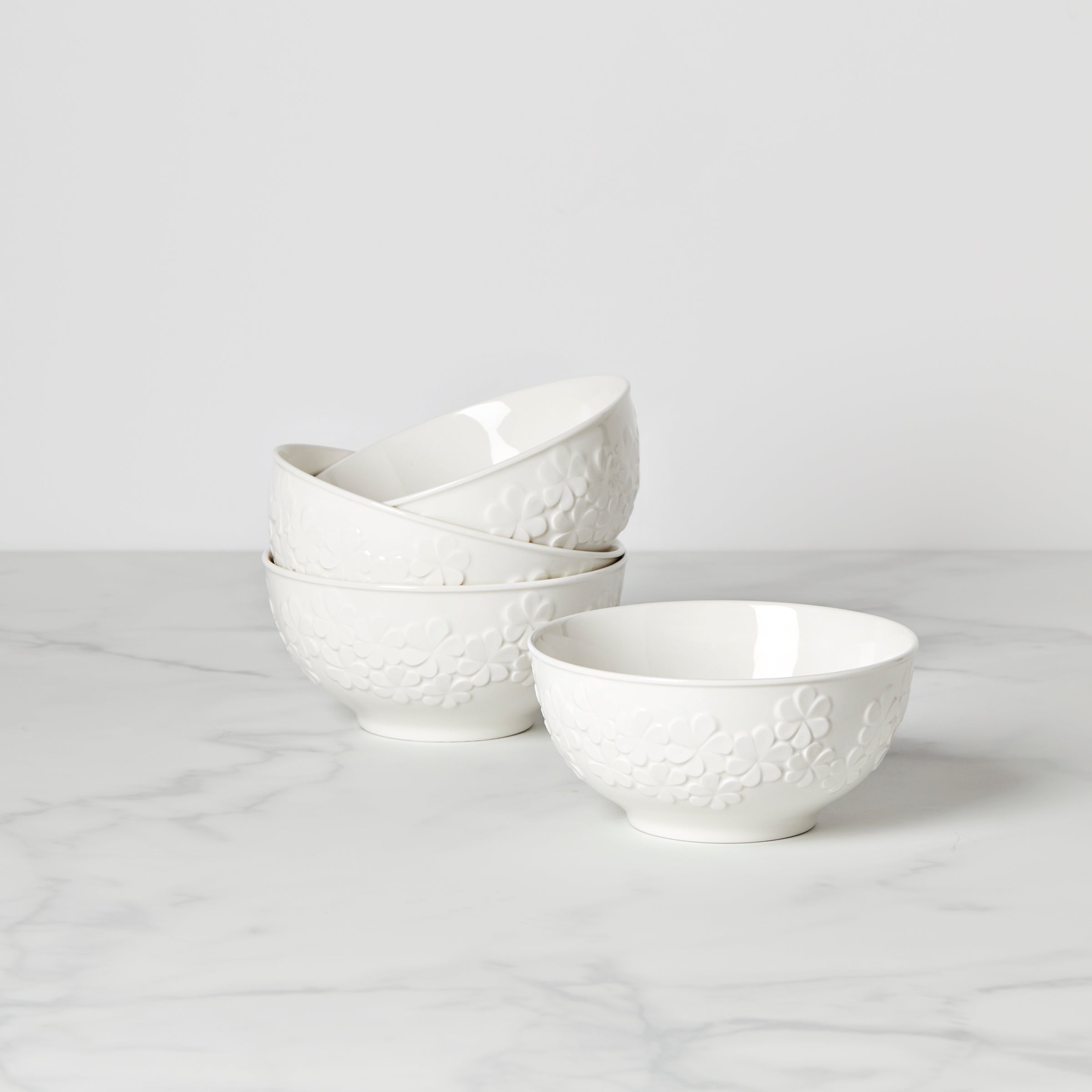 Floral Porcelain Bowls - Set of 4 | Blossom Lane