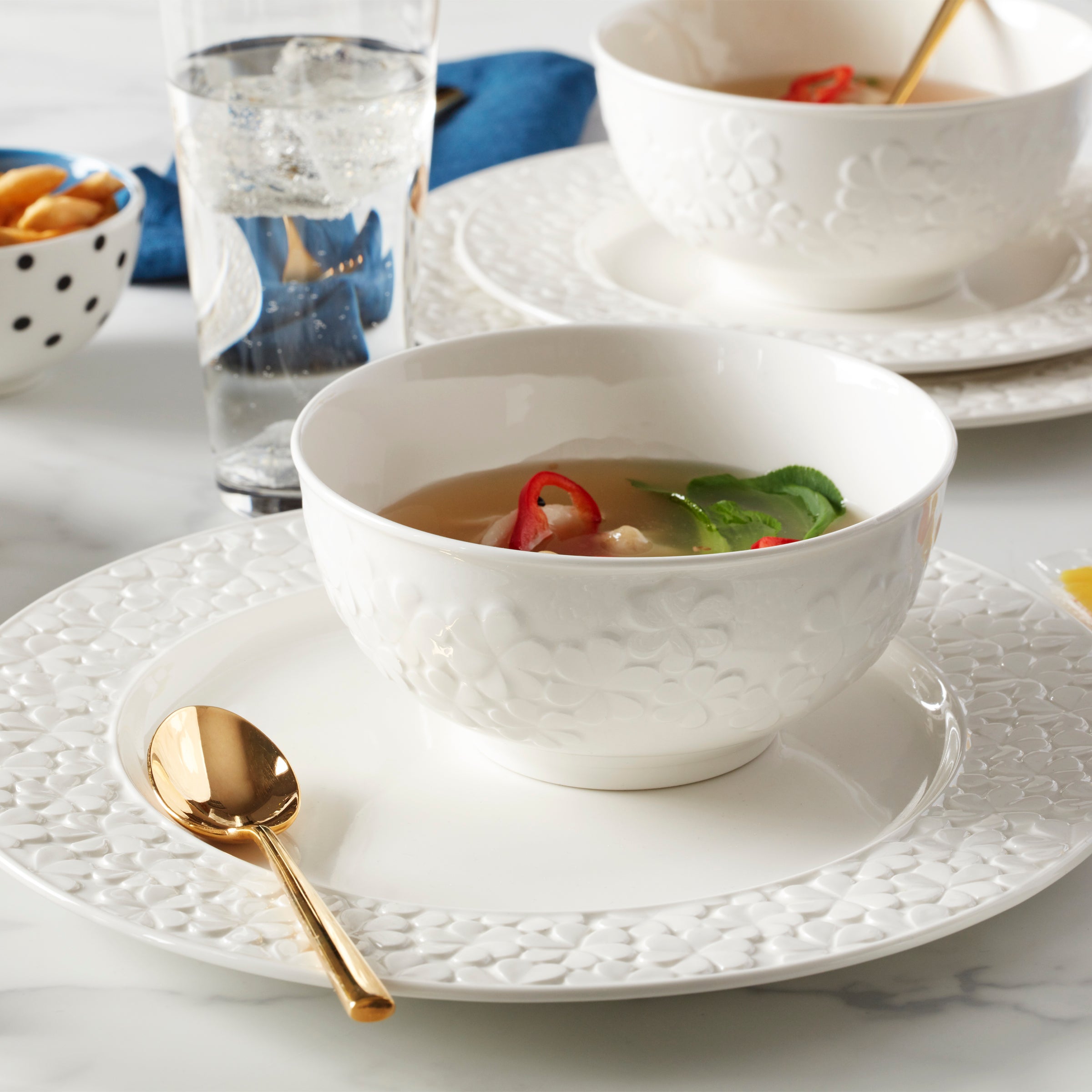 Floral Porcelain Bowls - Set of 4 | Blossom Lane
