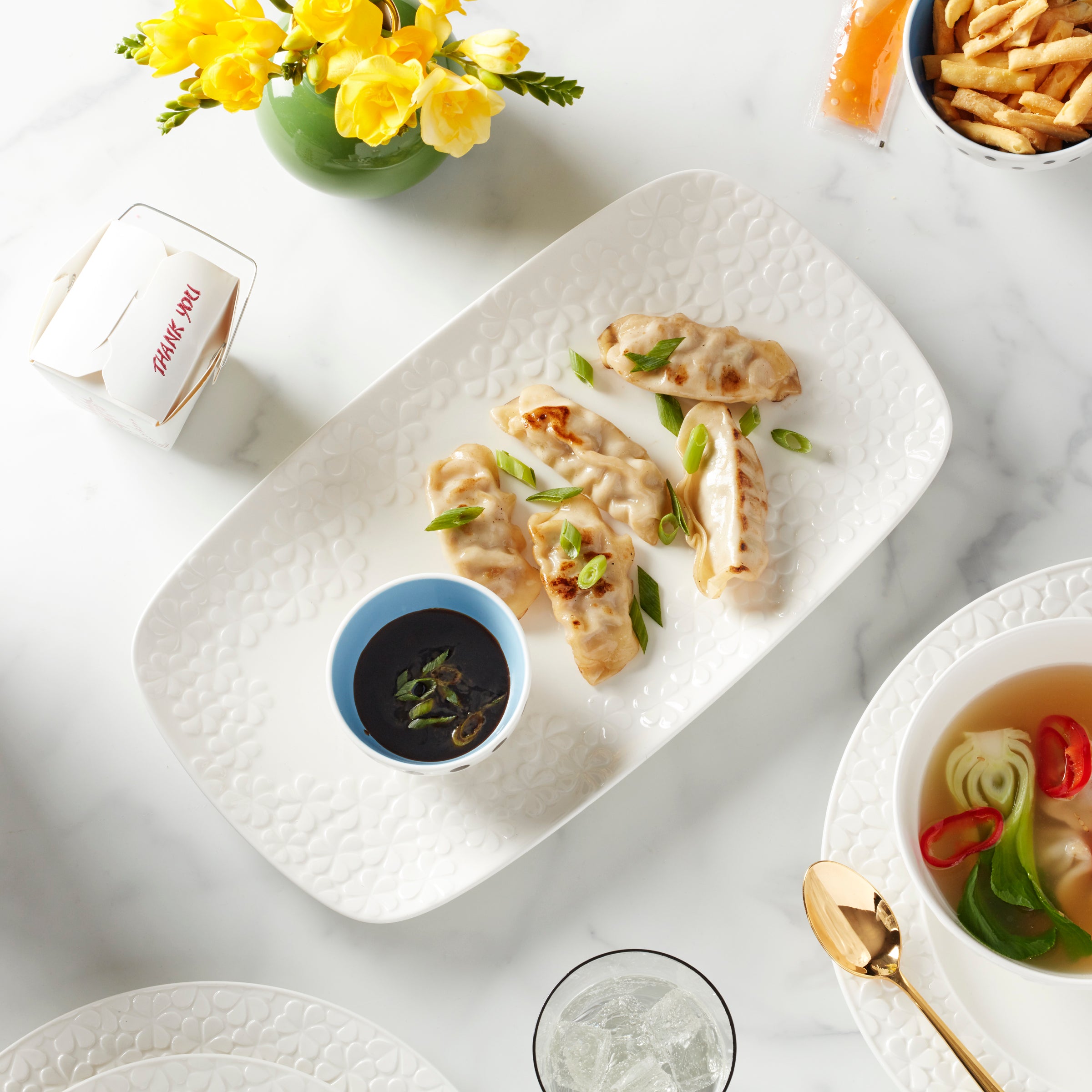 Floral Porcelain Bowls - Set of 4 | Blossom Lane