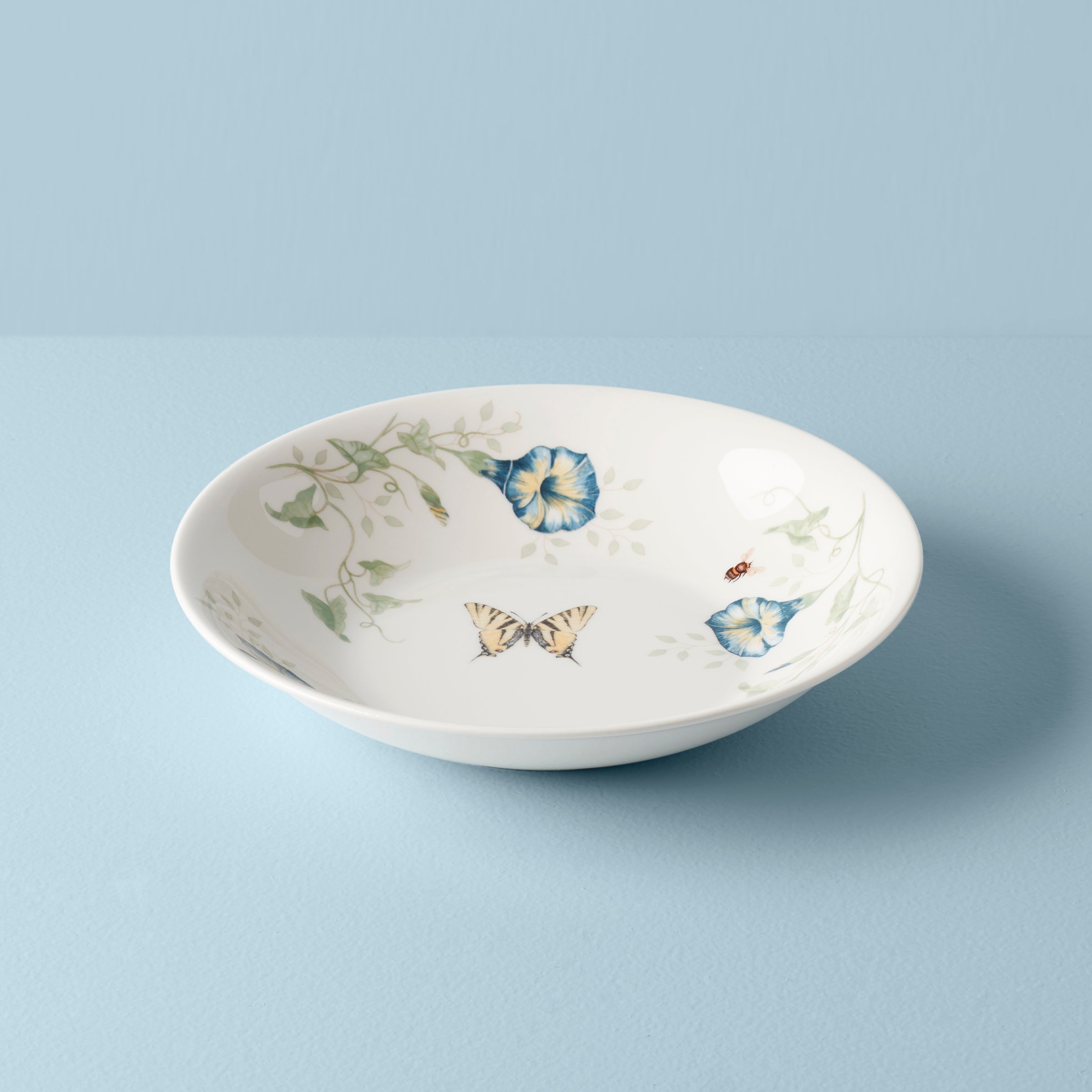 Butterfly Meadow Porcelain Dinner Bowl for Soups & Salads | Microwave Safe