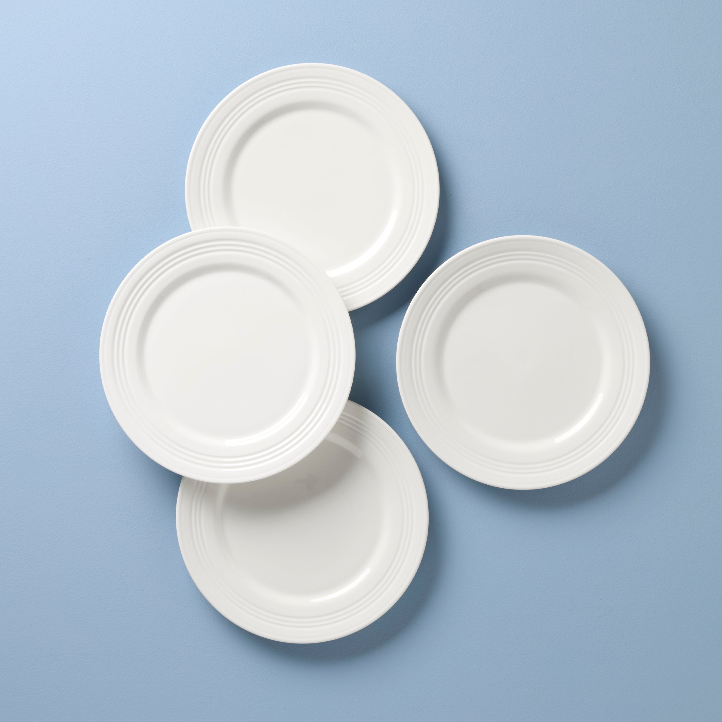 Porcelain Accent Plates Set of 4 - Dishwasher & Microwave Safe | Tin Can Alley