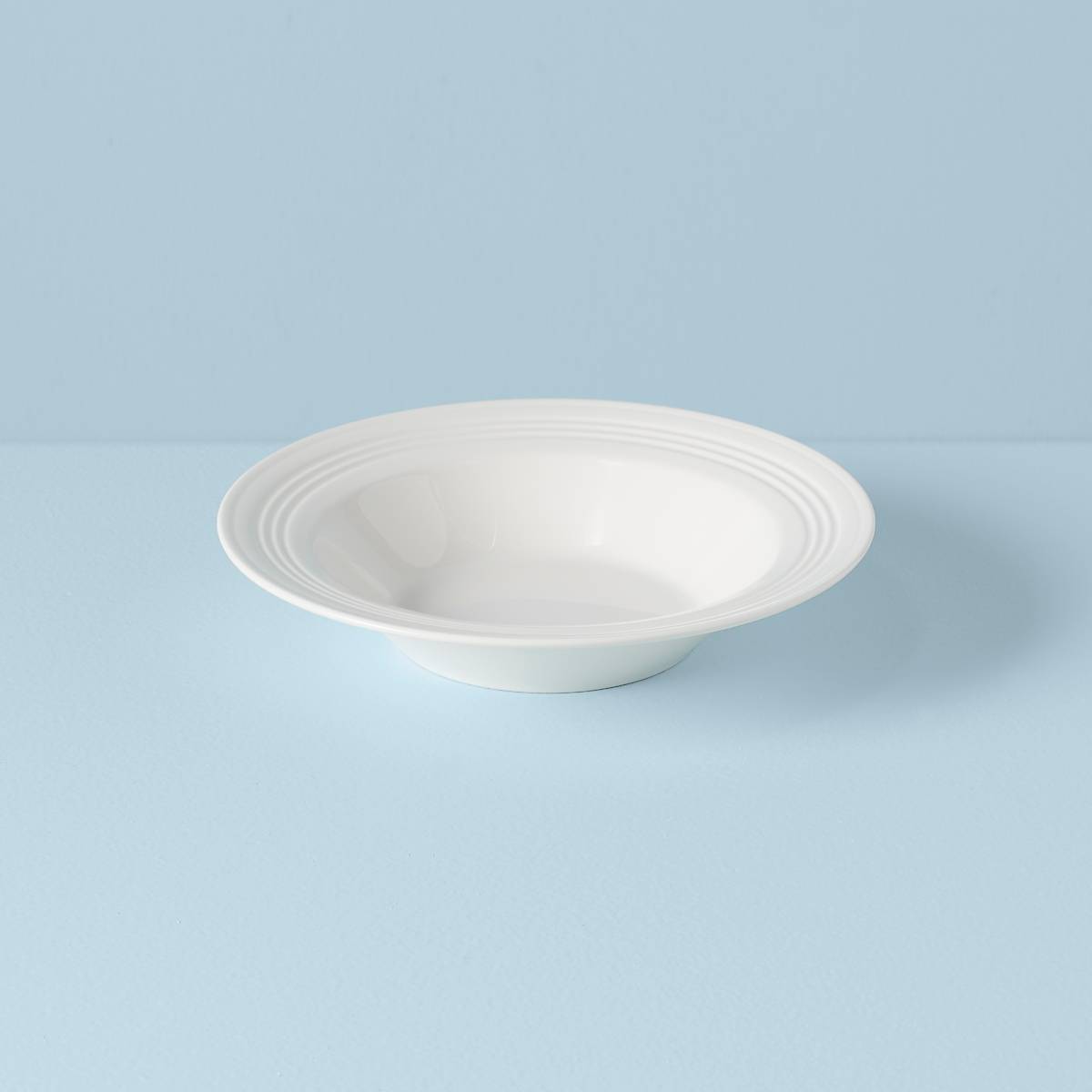 Porcelain Rimmed Bowl with Corrugated Design | Tin Can Alley