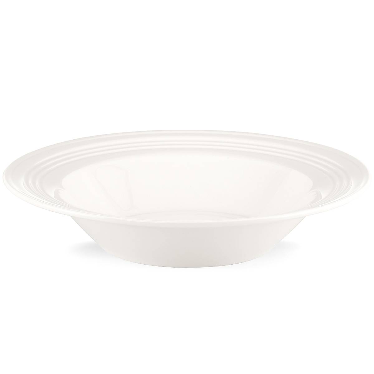 Porcelain Rimmed Bowl with Corrugated Design | Tin Can Alley
