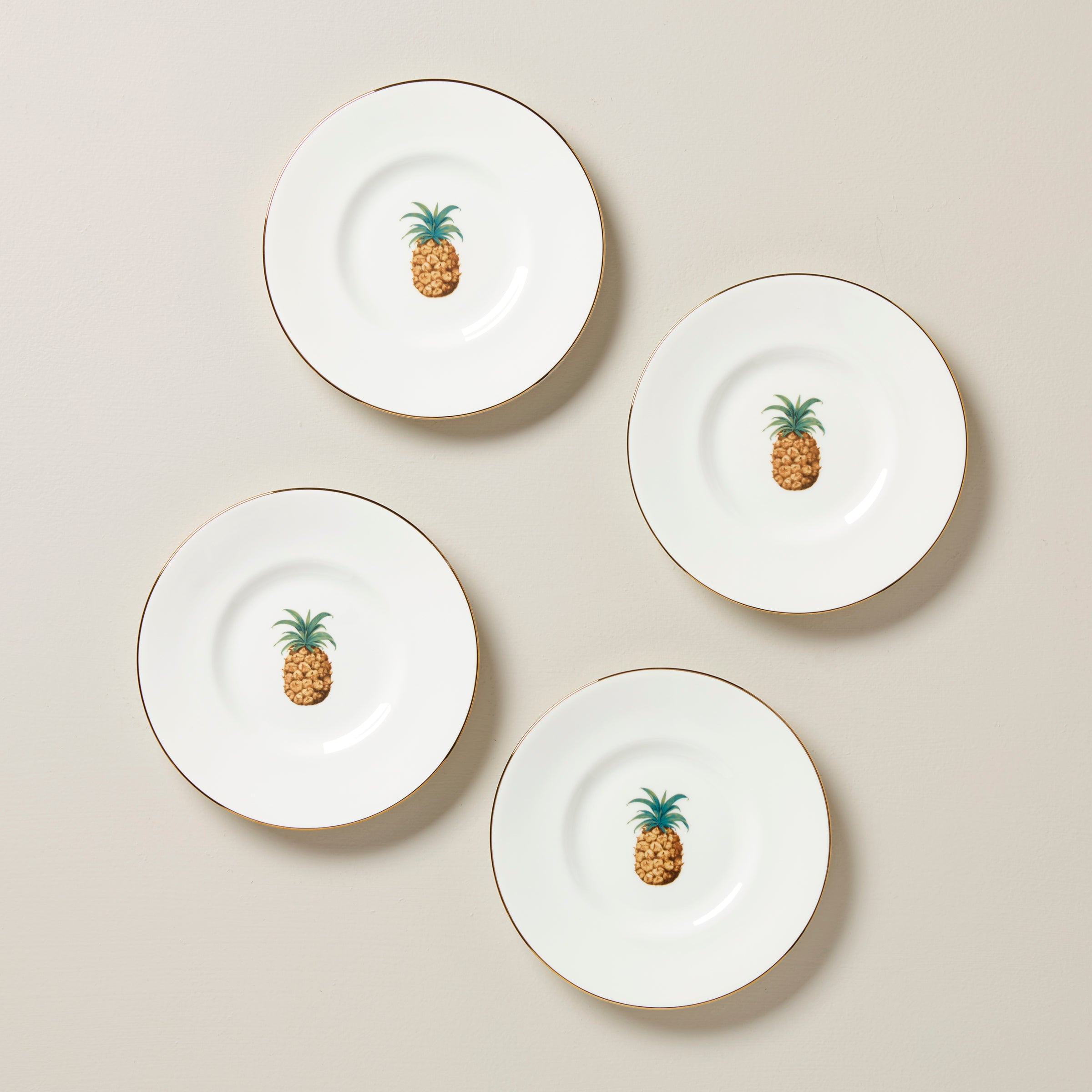 British Colonial Bamboo Dessert Plates - Set of 4 | Lenox