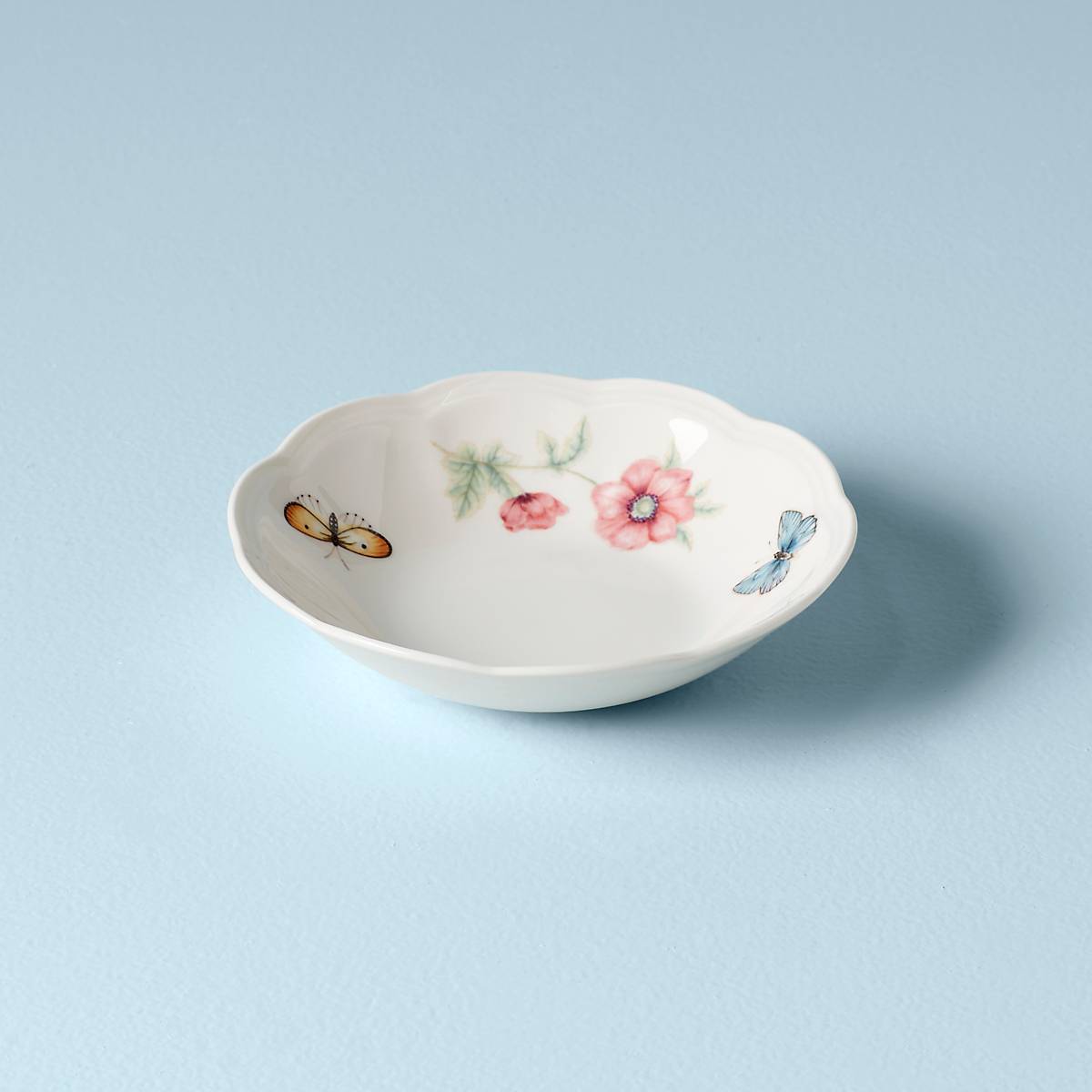 Ceramic Fruit Bowl with Butterfly Design | Freezer-to-Oven Safe | Lenox
