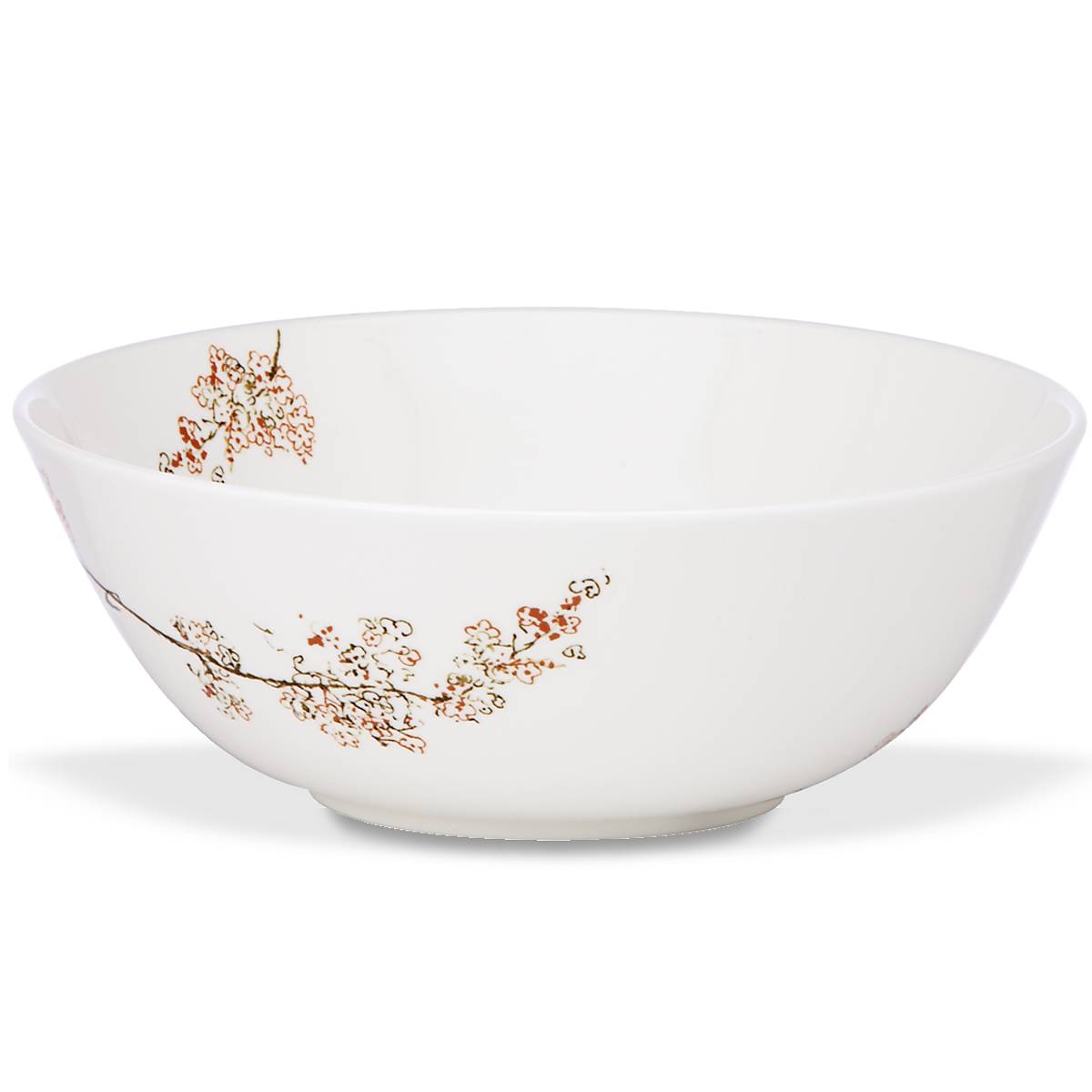 Large Porcelain Serving Bowl with Floral Design | Chirp