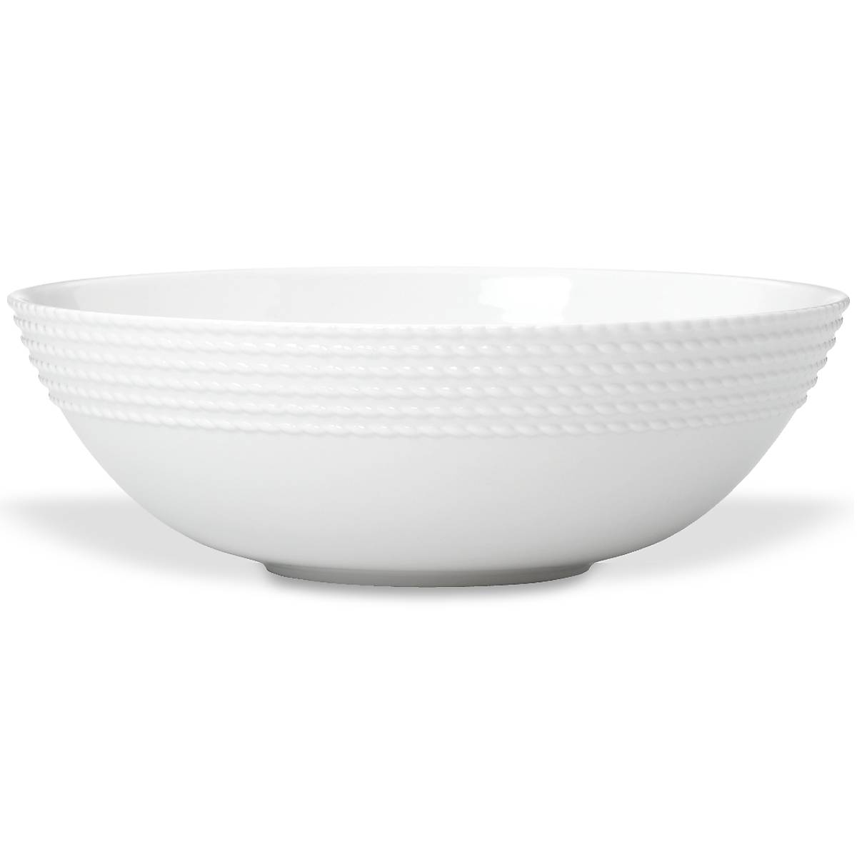 Large Ceramic Serving Bowl with Rope Motif | Kate Spade Wickford