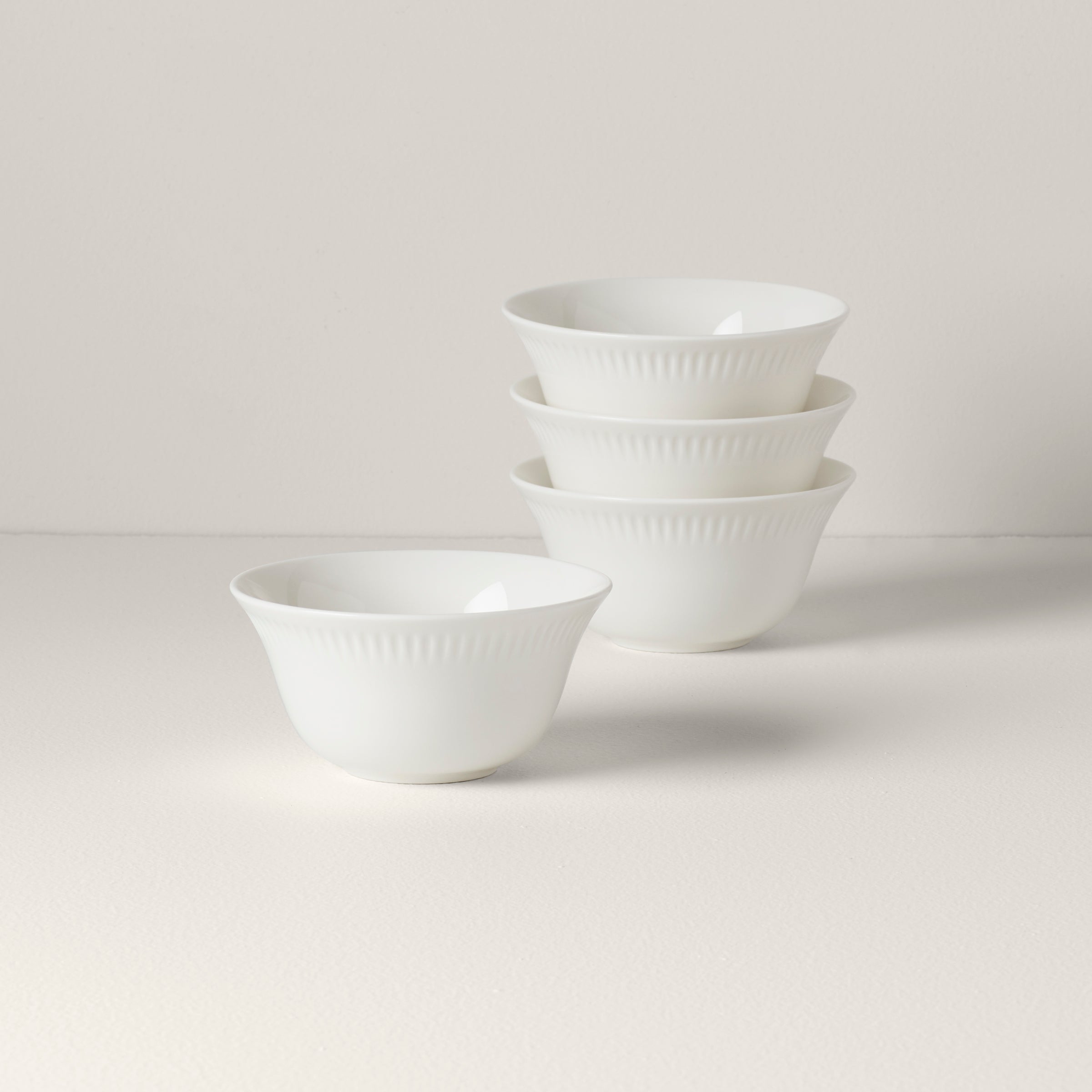 Small White Bowls Set of 4 for Dining & Entertaining | Lenox Profile