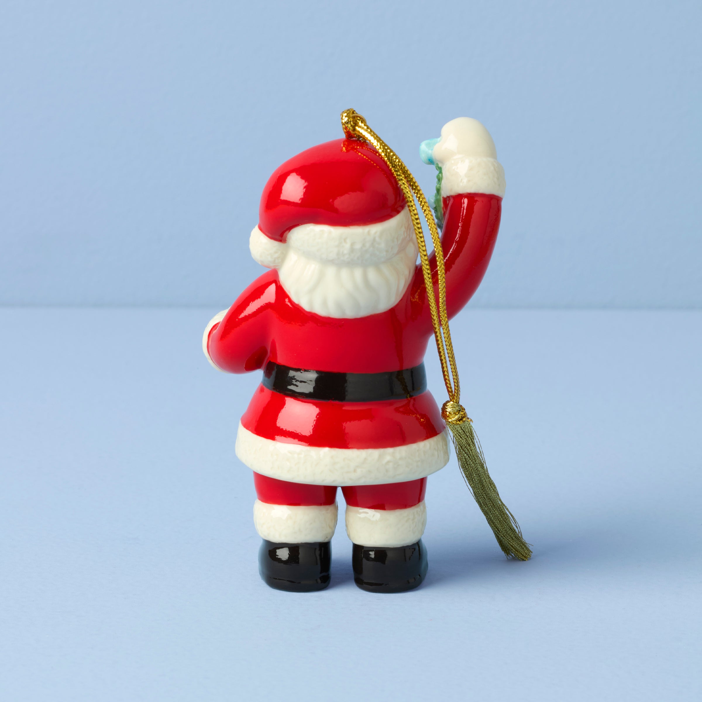 2025 Santa with Mistletoe Christmas Ornament | Festive Holiday Decor