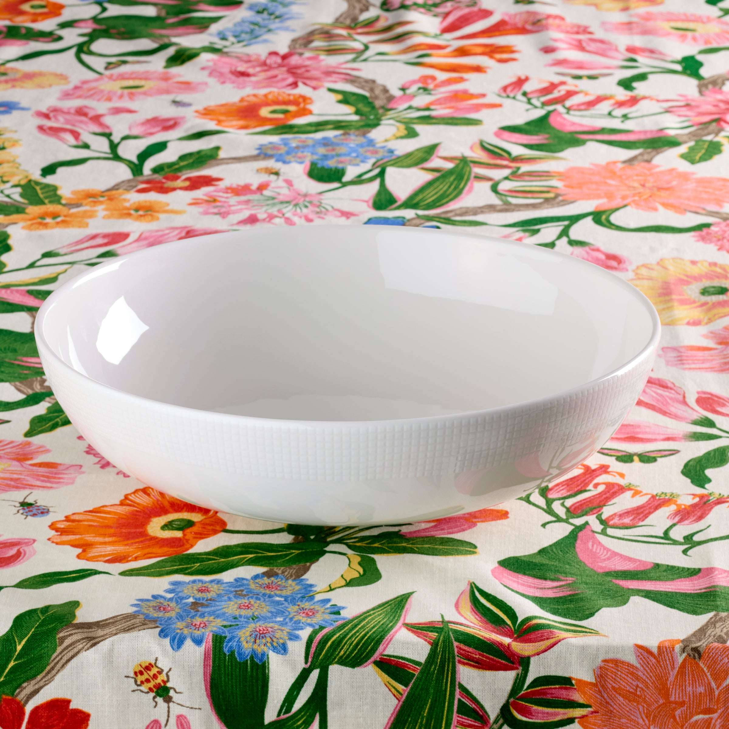 Elegant White Serving Bowl for Entertaining | Tuscany Classics