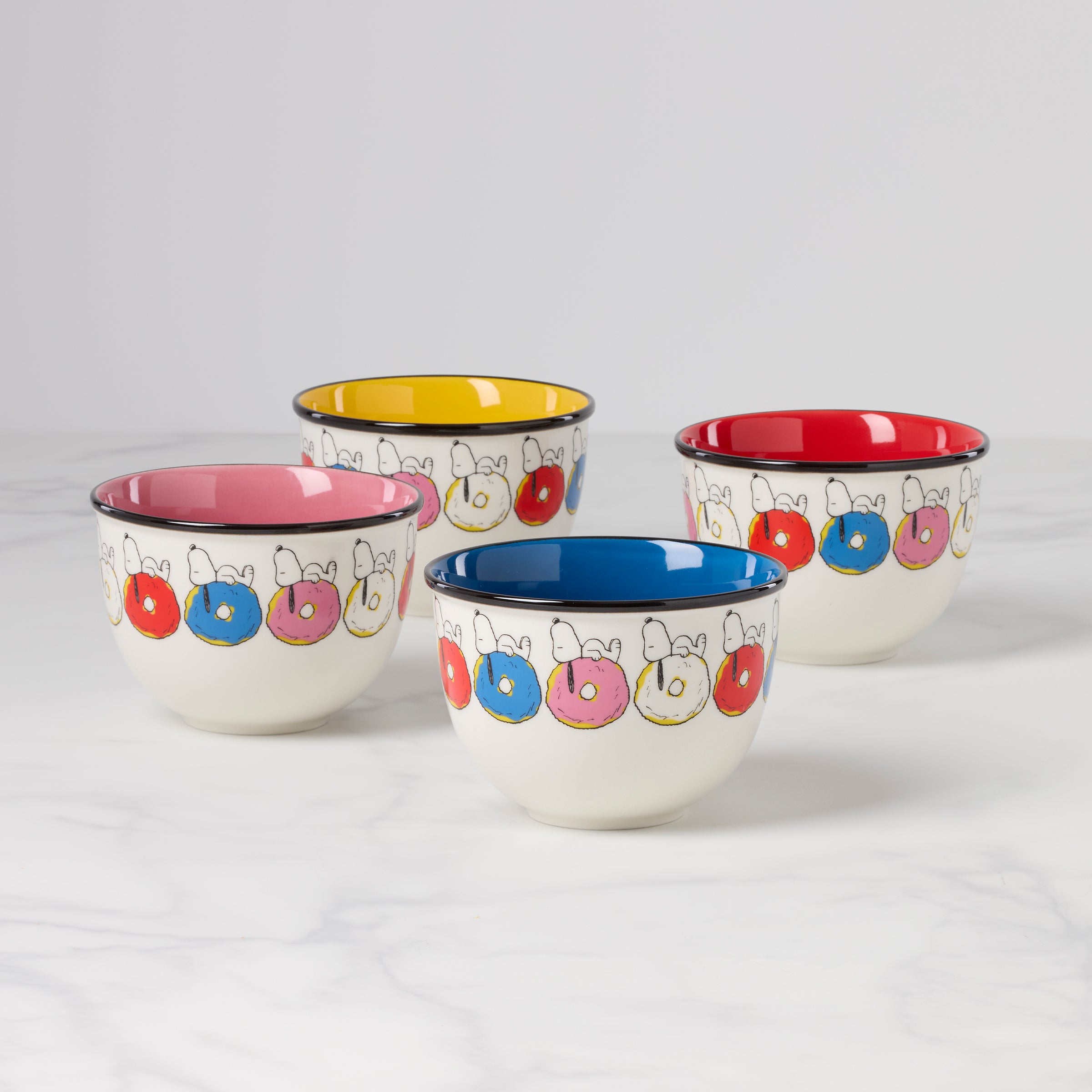 Chef Snoopy Dessert Bowls Set of 4 - Peanuts Kitchenware