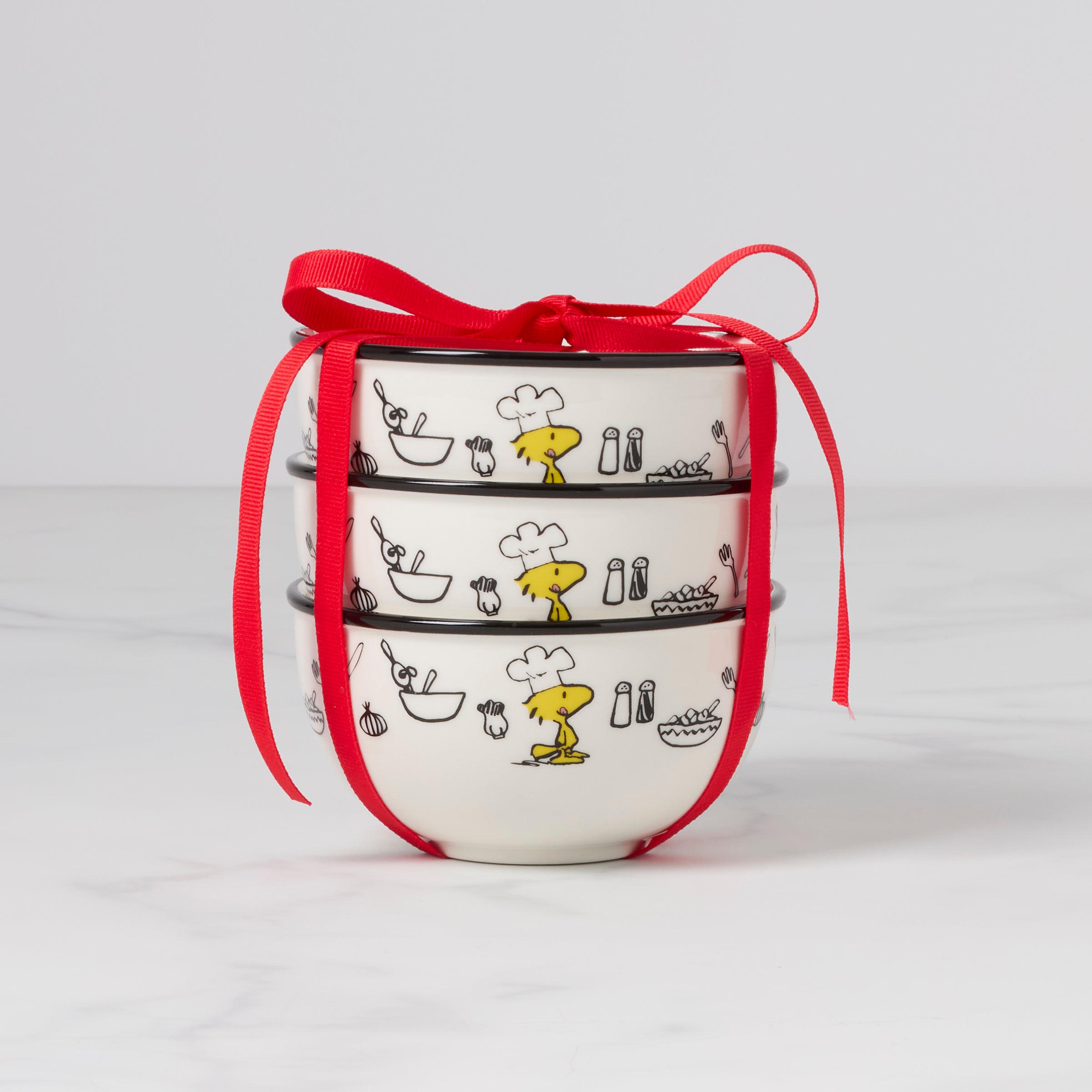 Chef Snoopy Mini Bowls Set of 3 | Peanuts Kitchenware