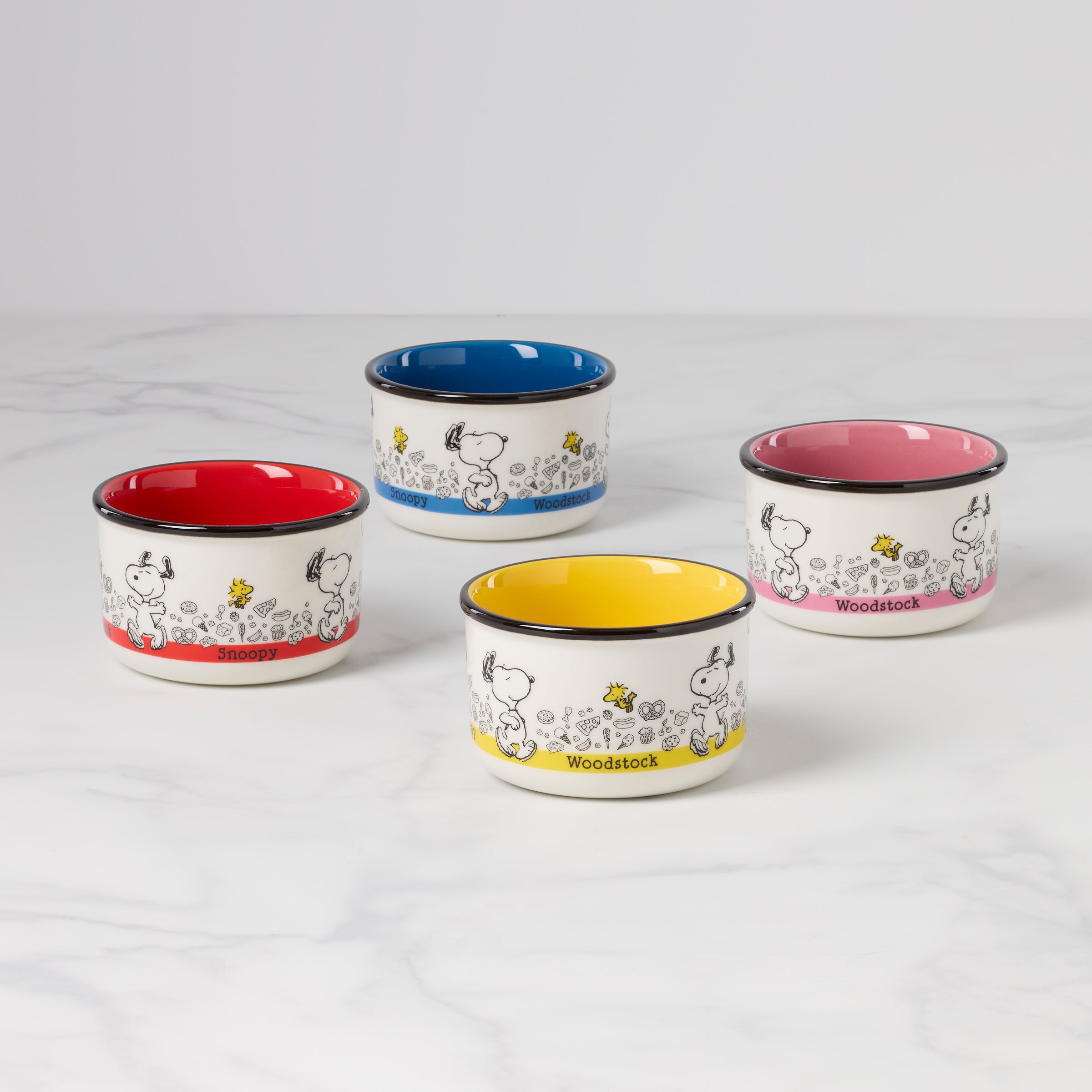 Chef Snoopy Snack Bowls Set of 4 | Peanuts Kitchenware