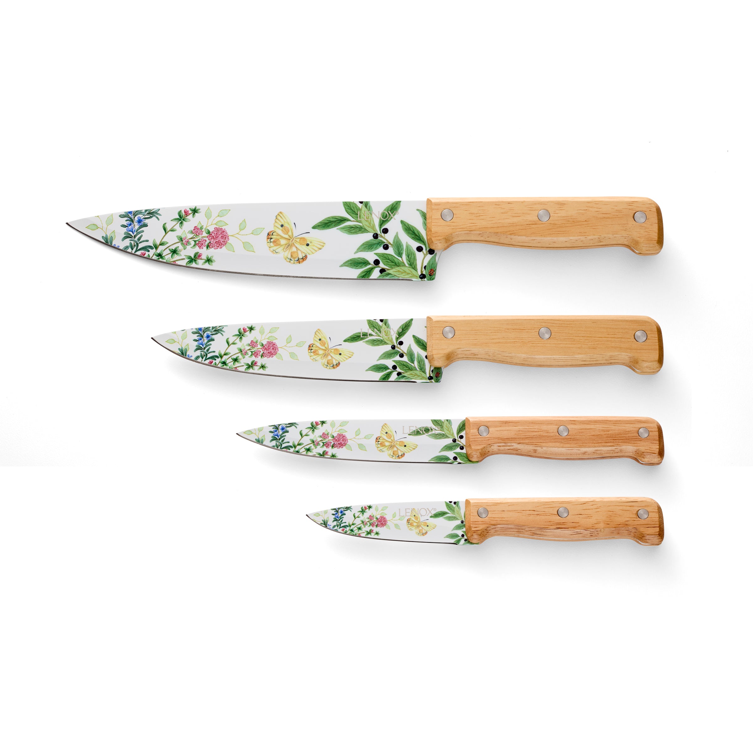 Herb-Inspired 4-Piece Cutlery Set | Butterfly Meadow