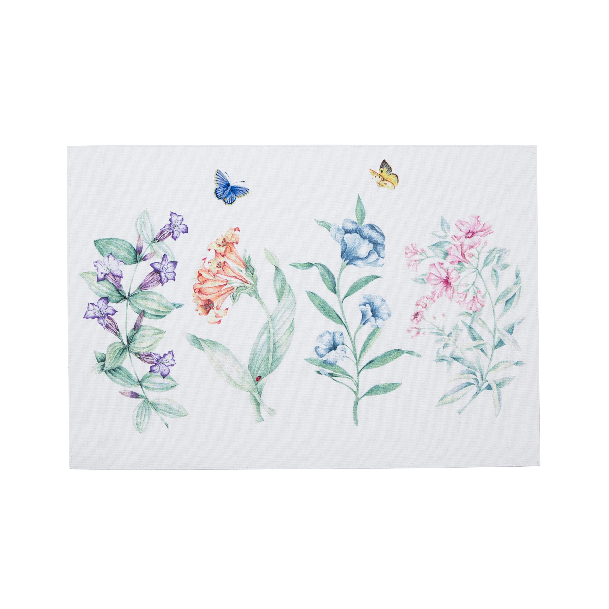 Butterfly & Flower Garden Placemat for Dining Table | Butterfly Meadow