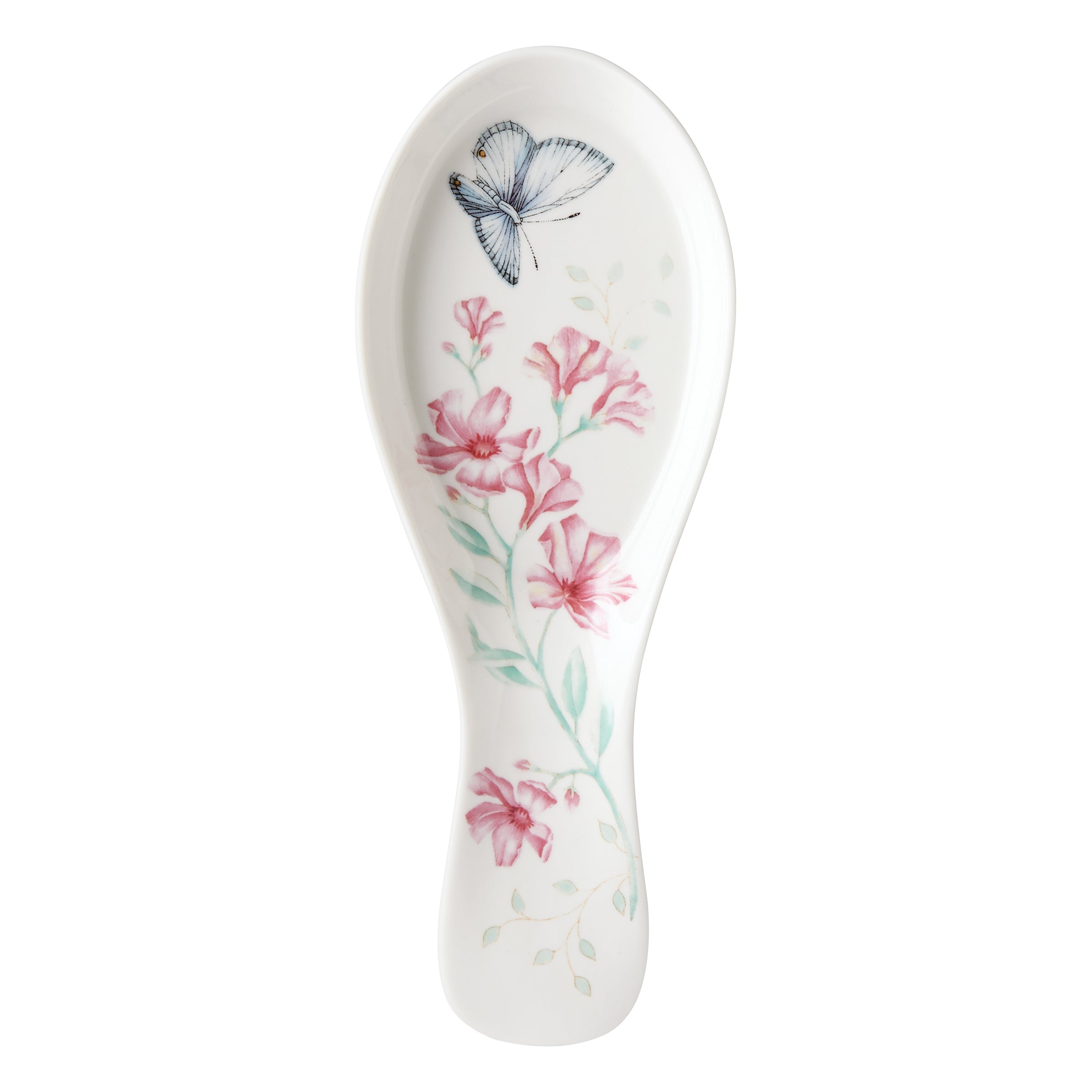 Butterfly Meadow Porcelain Spoon Rest for Kitchen | Dishwasher-Safe