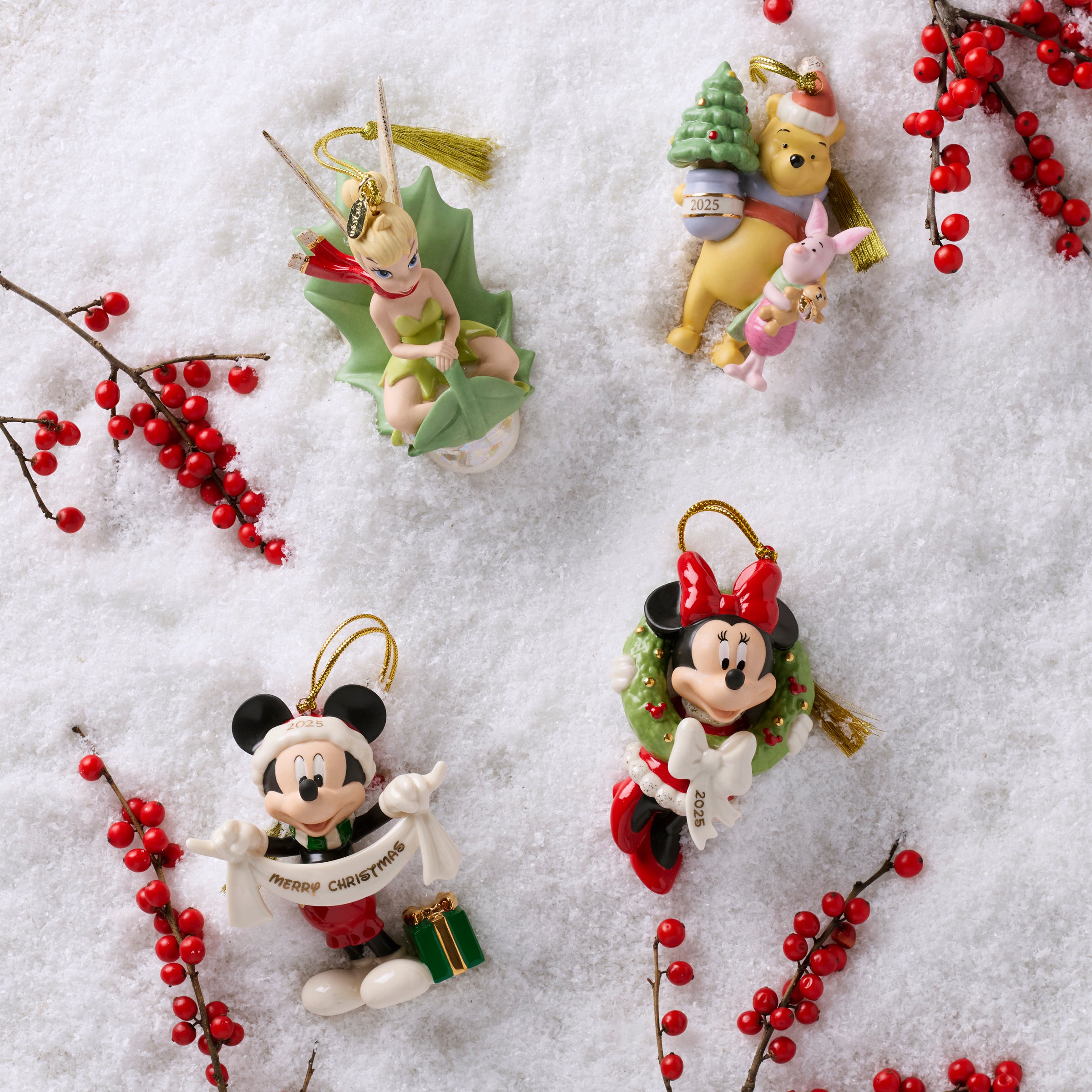 Winnie the Pooh & Piglet Christmas Ornament | Holiday Decor