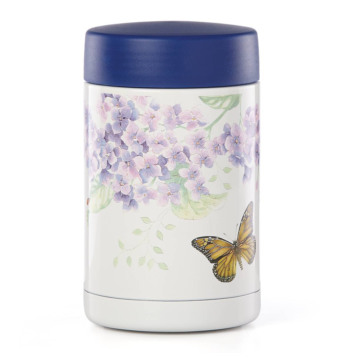 Stainless Steel Insulated Food Container with Butterfly Design | Butterfly Meadow