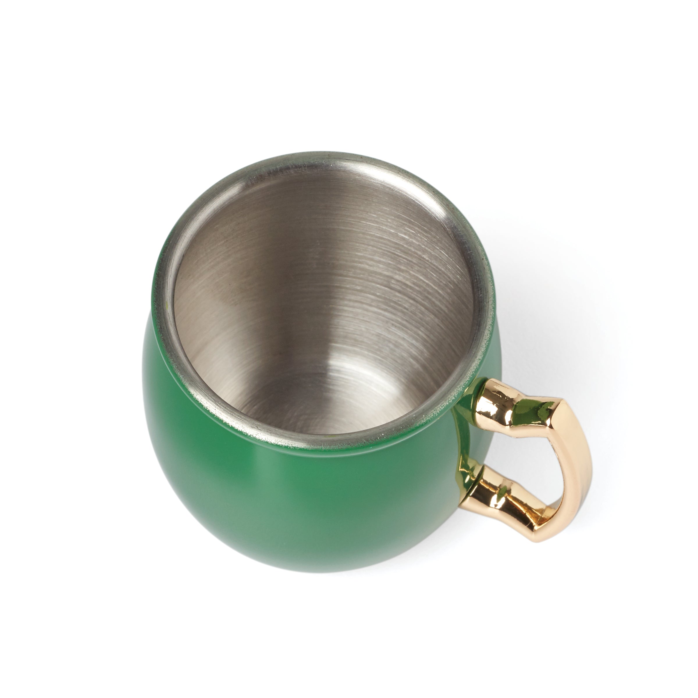 Mini Moscow Mule Mug Shot Glasses for Holiday Cocktails | Gold Handles