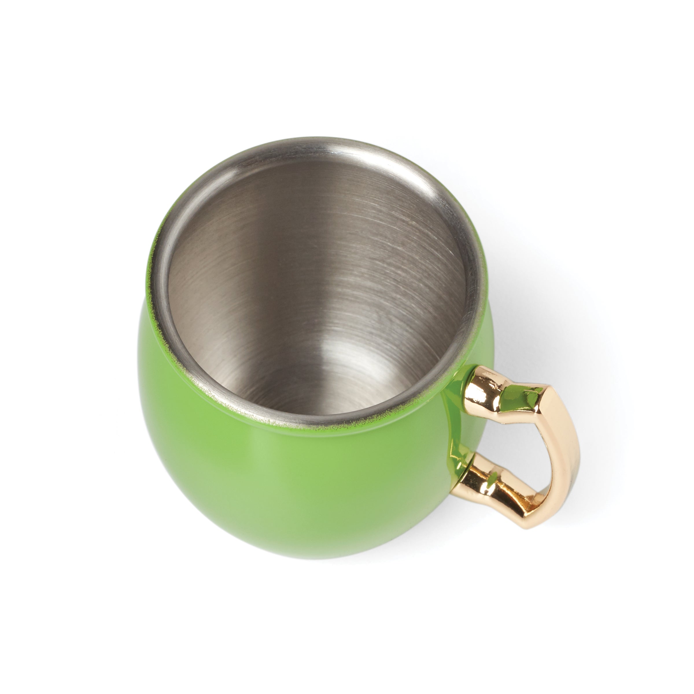 Mini Moscow Mule Mug Shot Glasses for Holiday Cocktails | Gold Handles