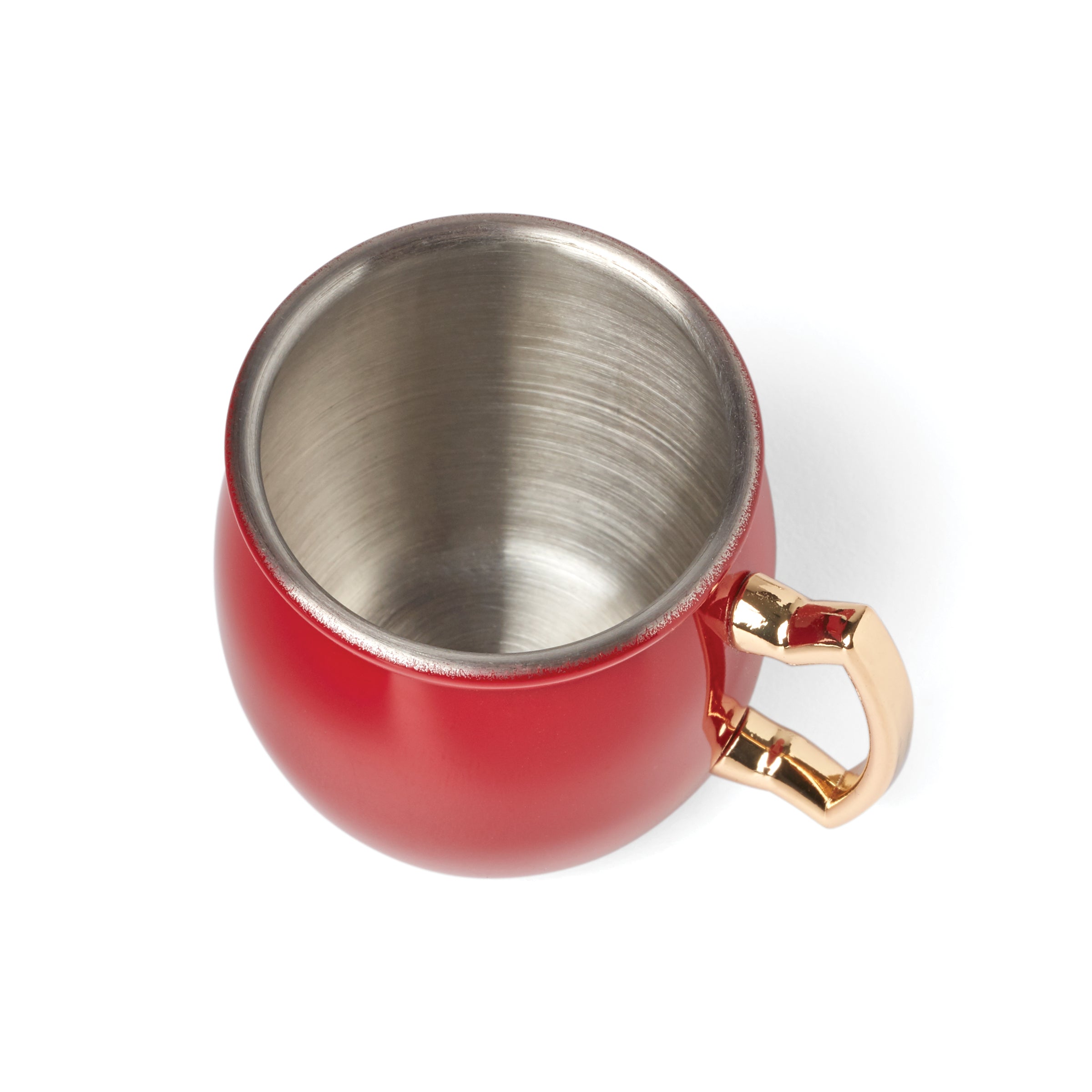 Mini Moscow Mule Mug Shot Glasses for Holiday Cocktails | Gold Handles