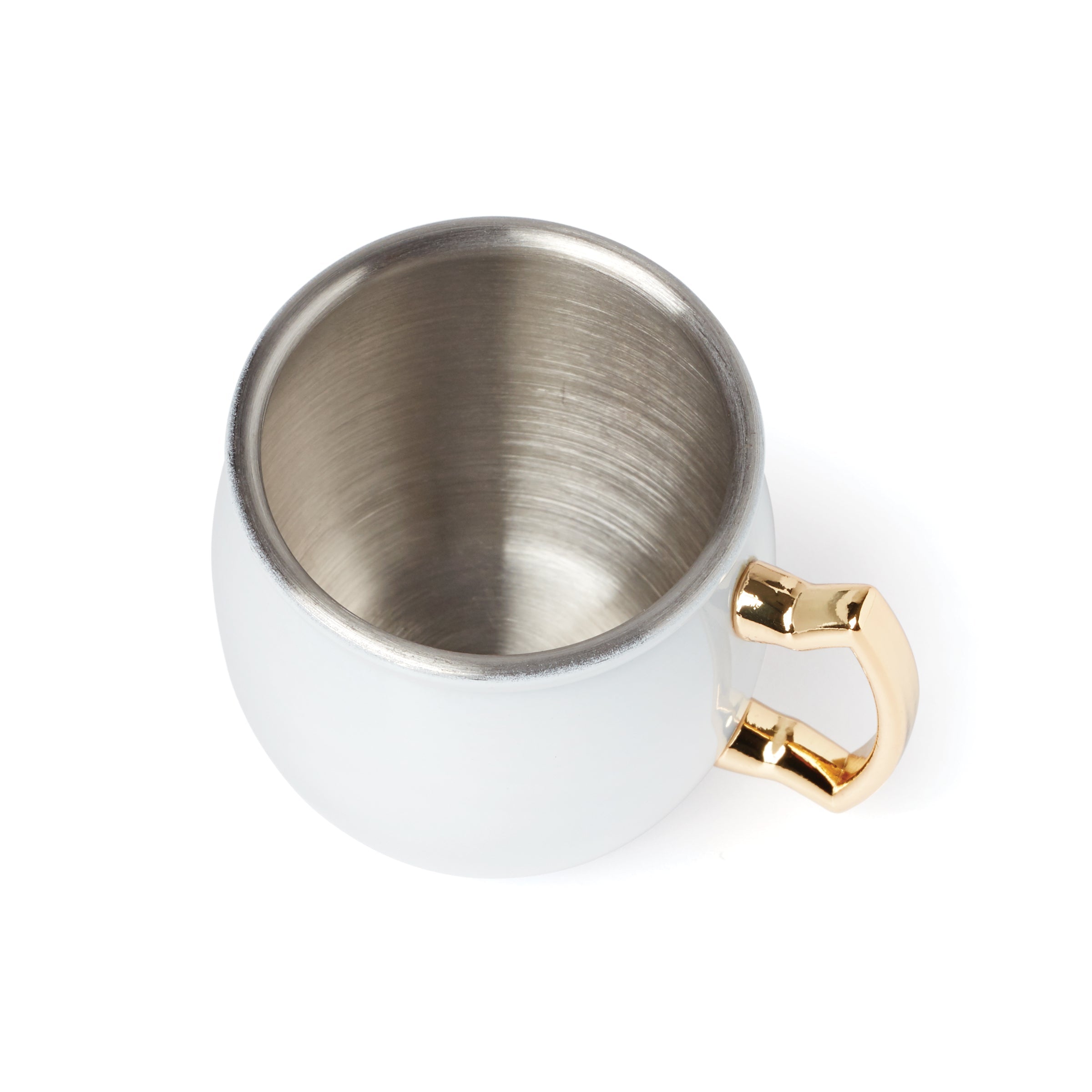 Mini Moscow Mule Mug Shot Glasses for Holiday Cocktails | Gold Handles