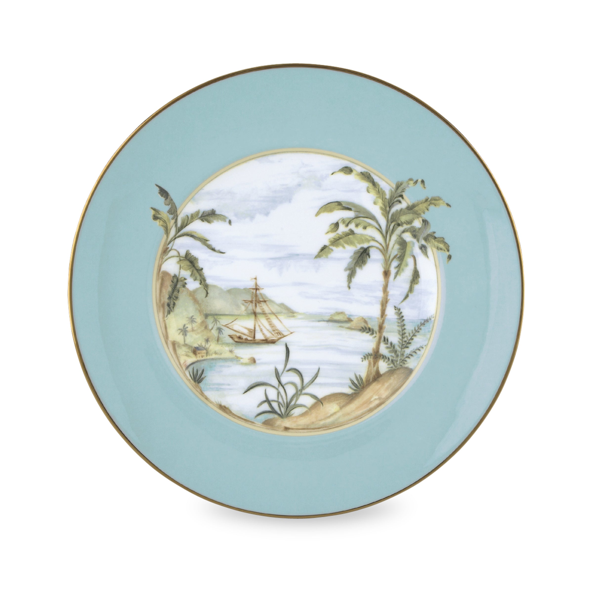 British Colonial Tradewind Porcelain Accent Plate | Lenox