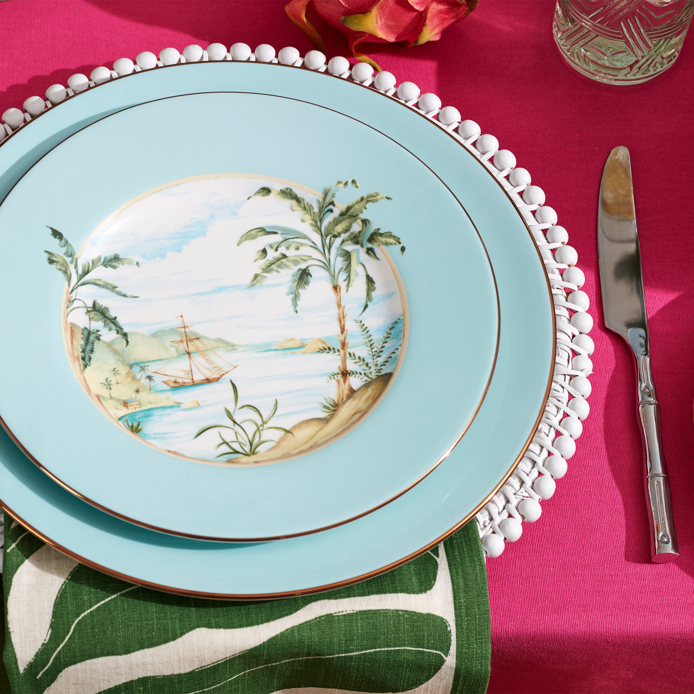 British Colonial Tradewind Porcelain Accent Plate | Lenox