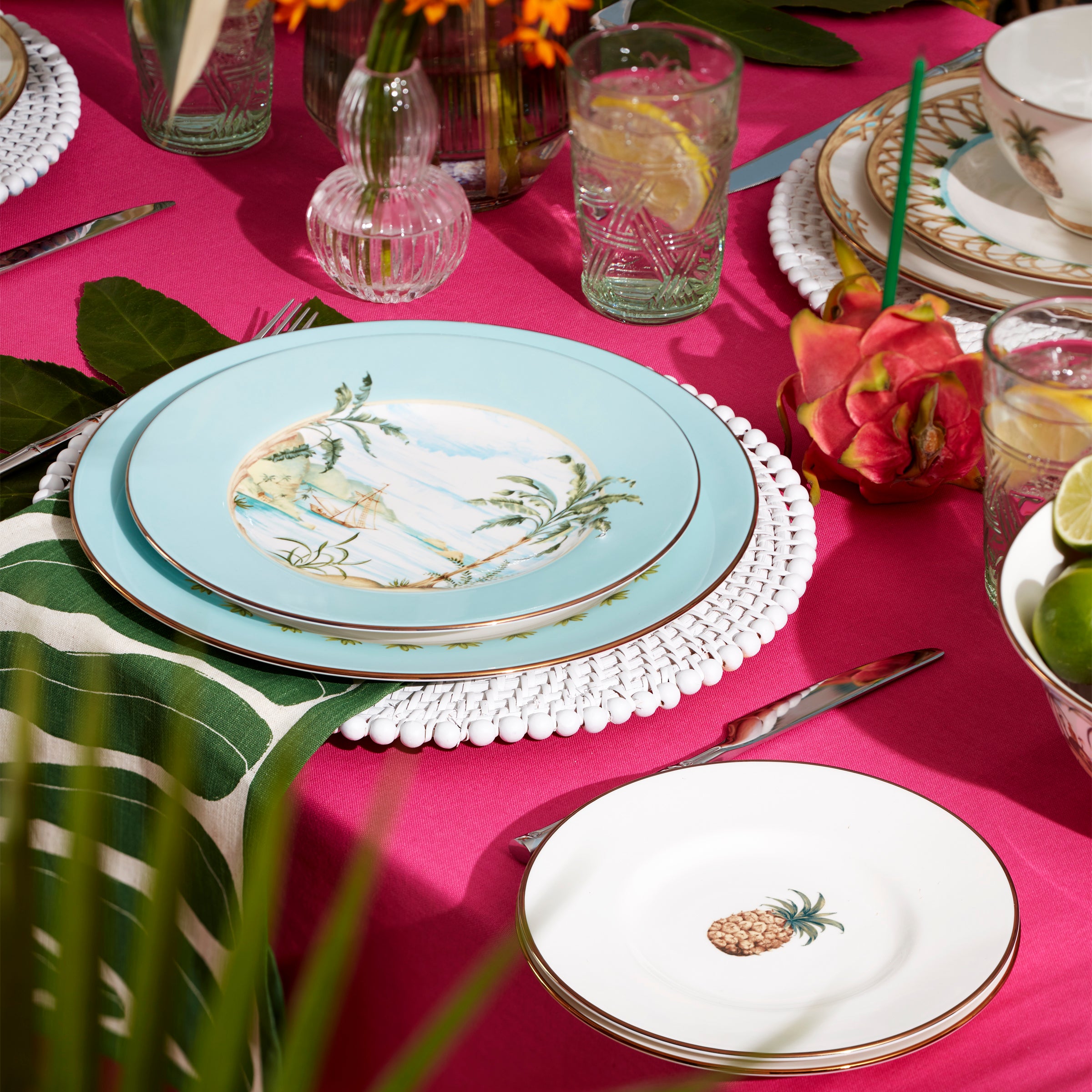British Colonial Tradewind Porcelain Accent Plate | Lenox