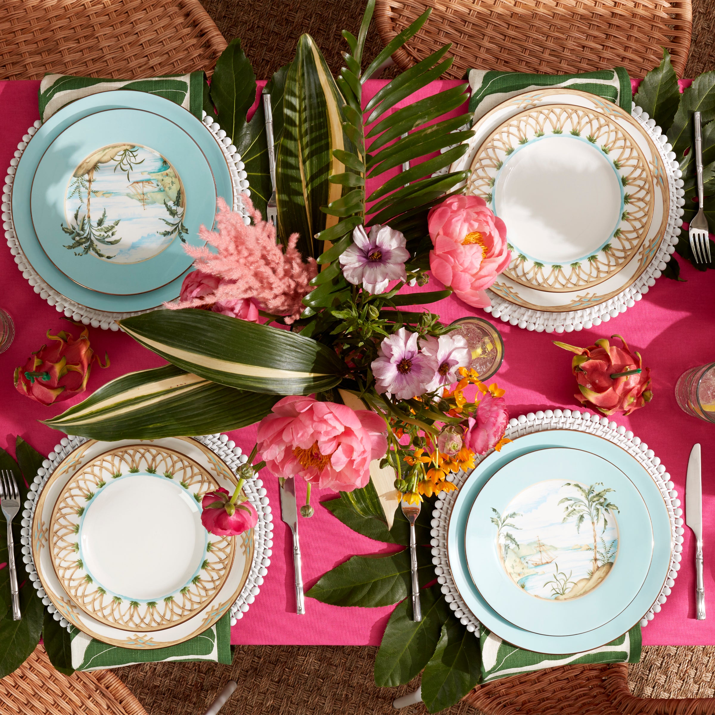 British Colonial Tradewind Porcelain Accent Plate | Lenox