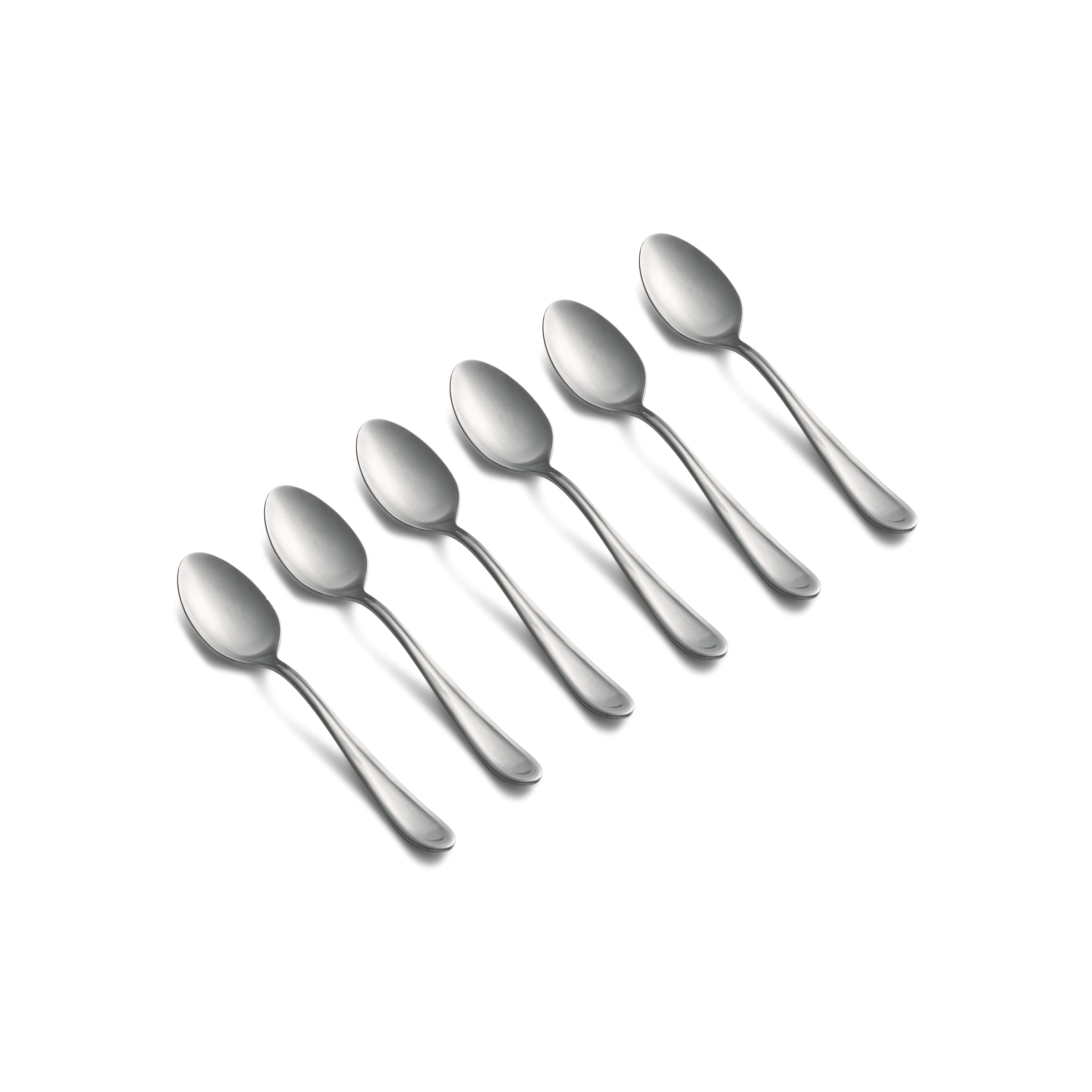 Stainless Steel Satin Teaspoon Set of 6 | Malibu