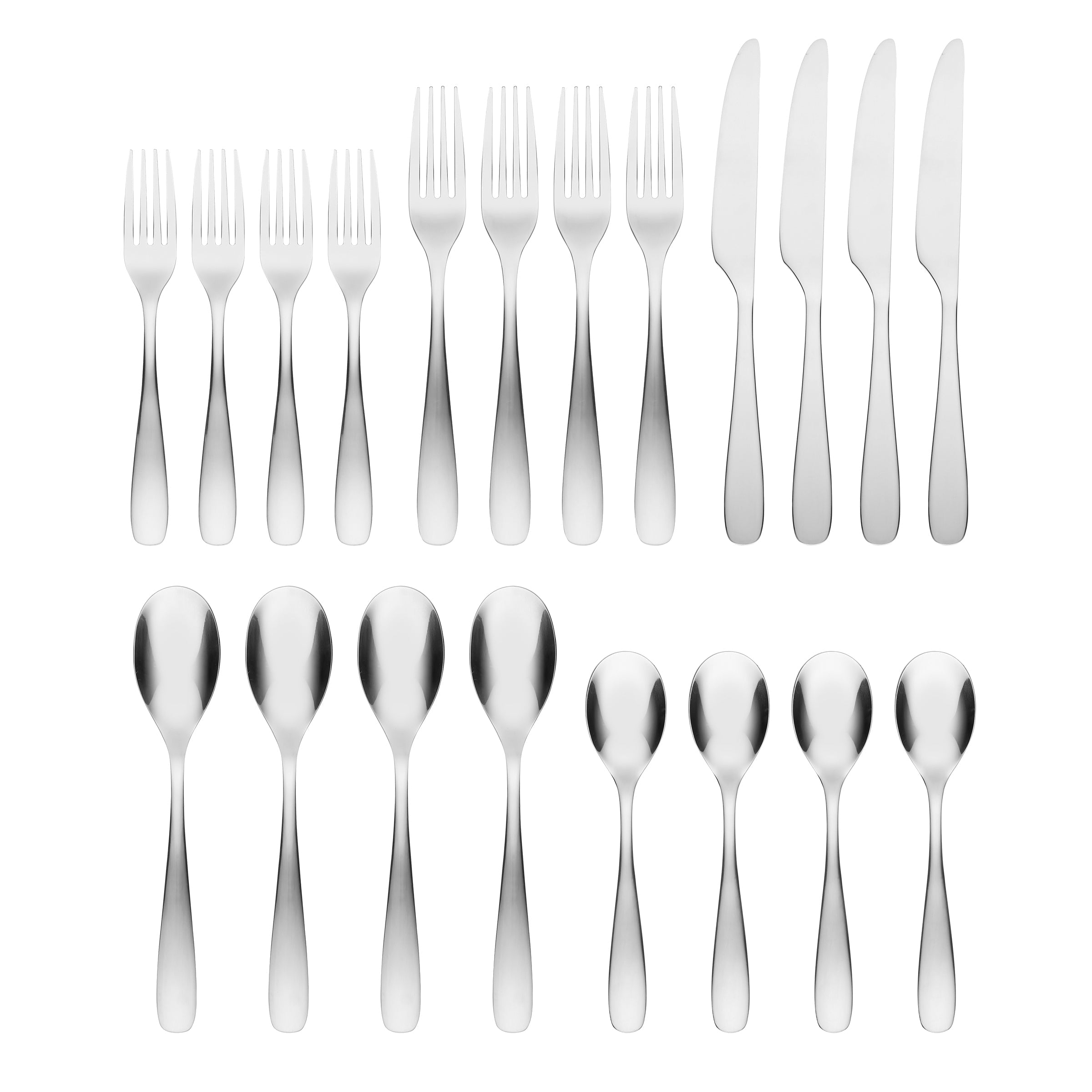20 Piece Flatware Set - Classic & Versatile | Eliana Mirror